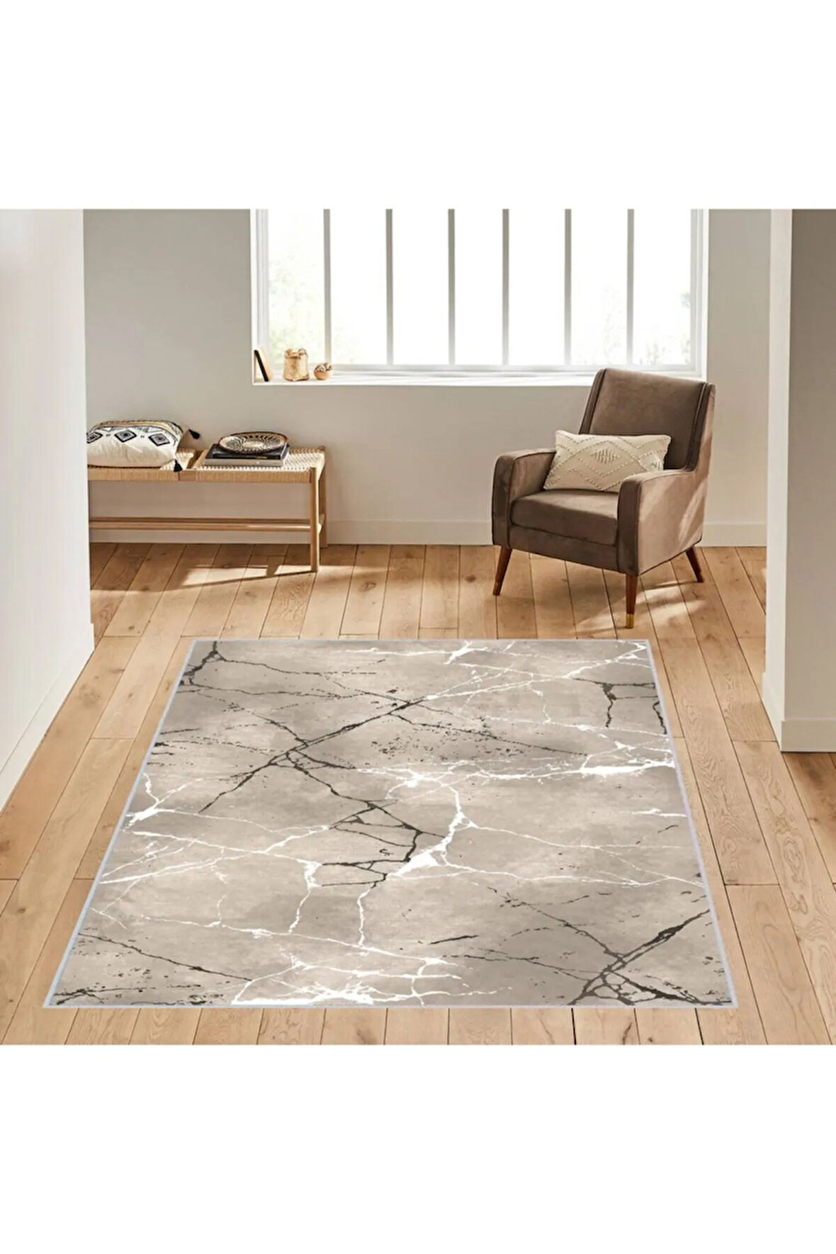 Dijital Baskı Yıkanabilir Kaymaz Taban Salon Halısı Ve Yolluk RVG1595