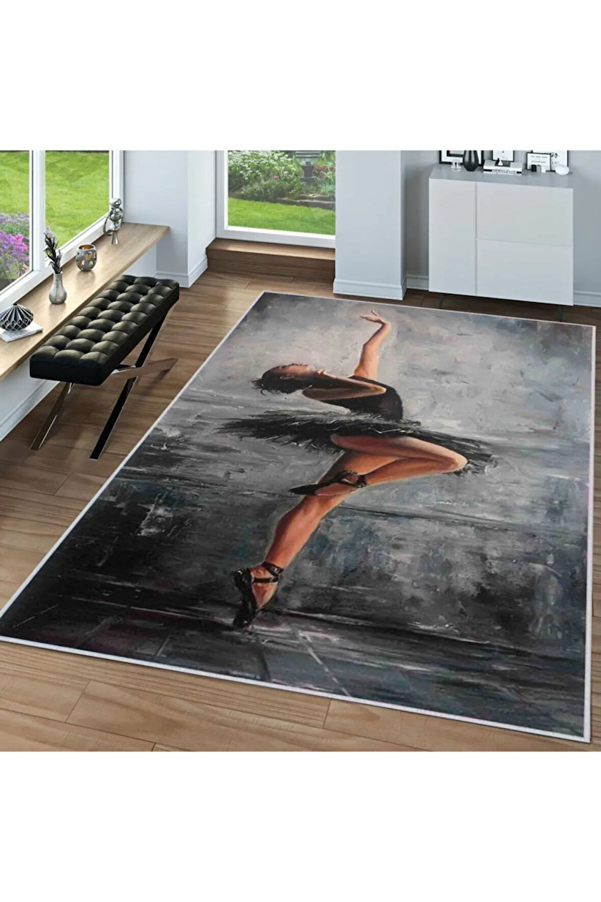 Dijital Baskı Yıkanabilir Kaymaz Taban Salon Halısı Ve Yolluk RVG1623