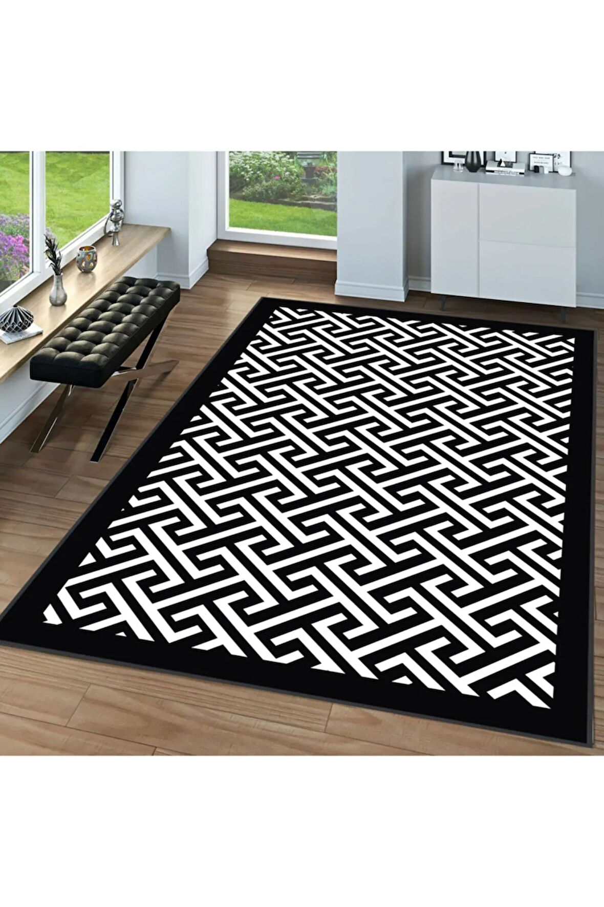 Dijital Baskı Yıkanabilir Kaymaz Taban Salon Halısı Ve Yolluk RVG1629