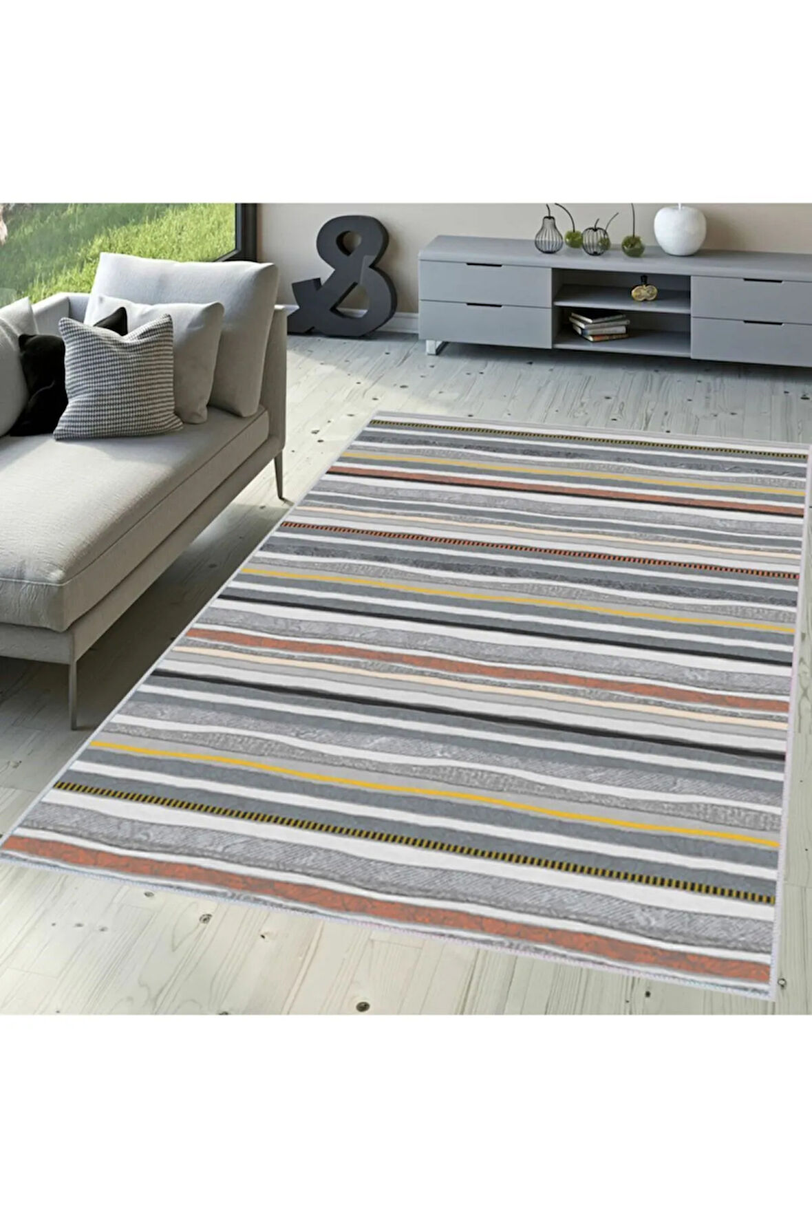 Dijital Baskı Yıkanabilir Kaymaz Taban Salon Halısı Ve Yolluk RVG1640-HT263