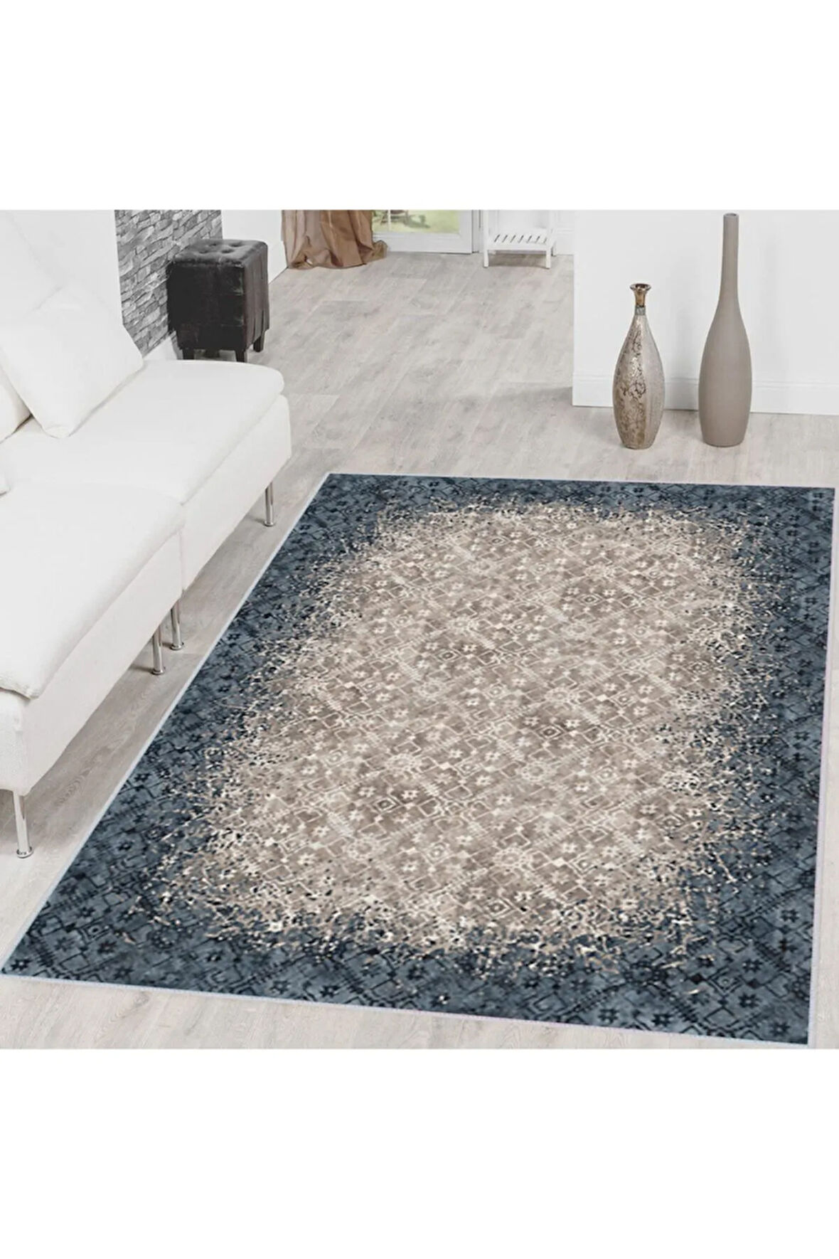 Dijital Baskı Yıkanabilir Kaymaz Taban Salon Halısı Ve Yolluk RVG1647-HT246