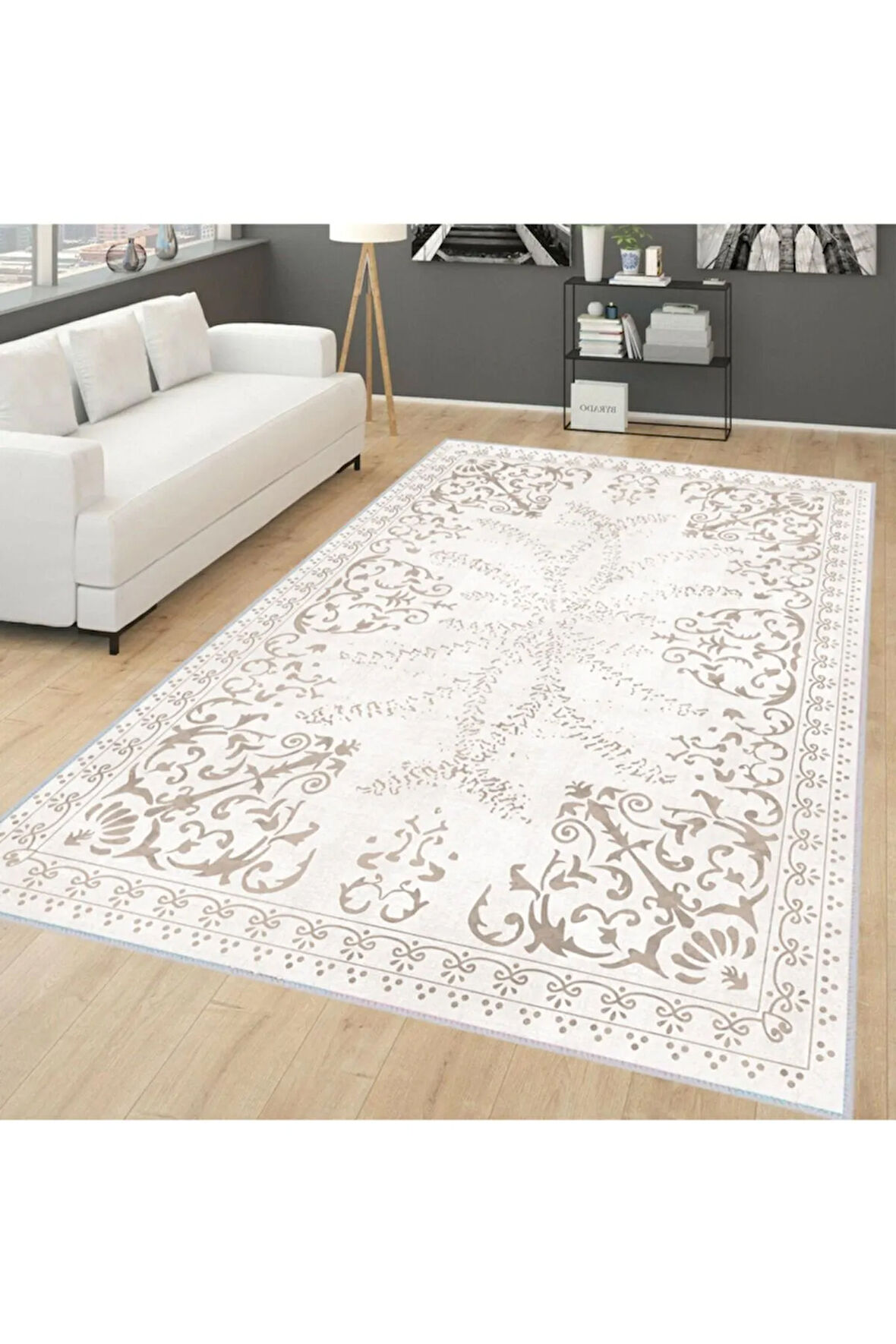 Dijital Baskı Yıkanabilir Kaymaz Taban Salon Halısı Ve Yolluk RVG1651