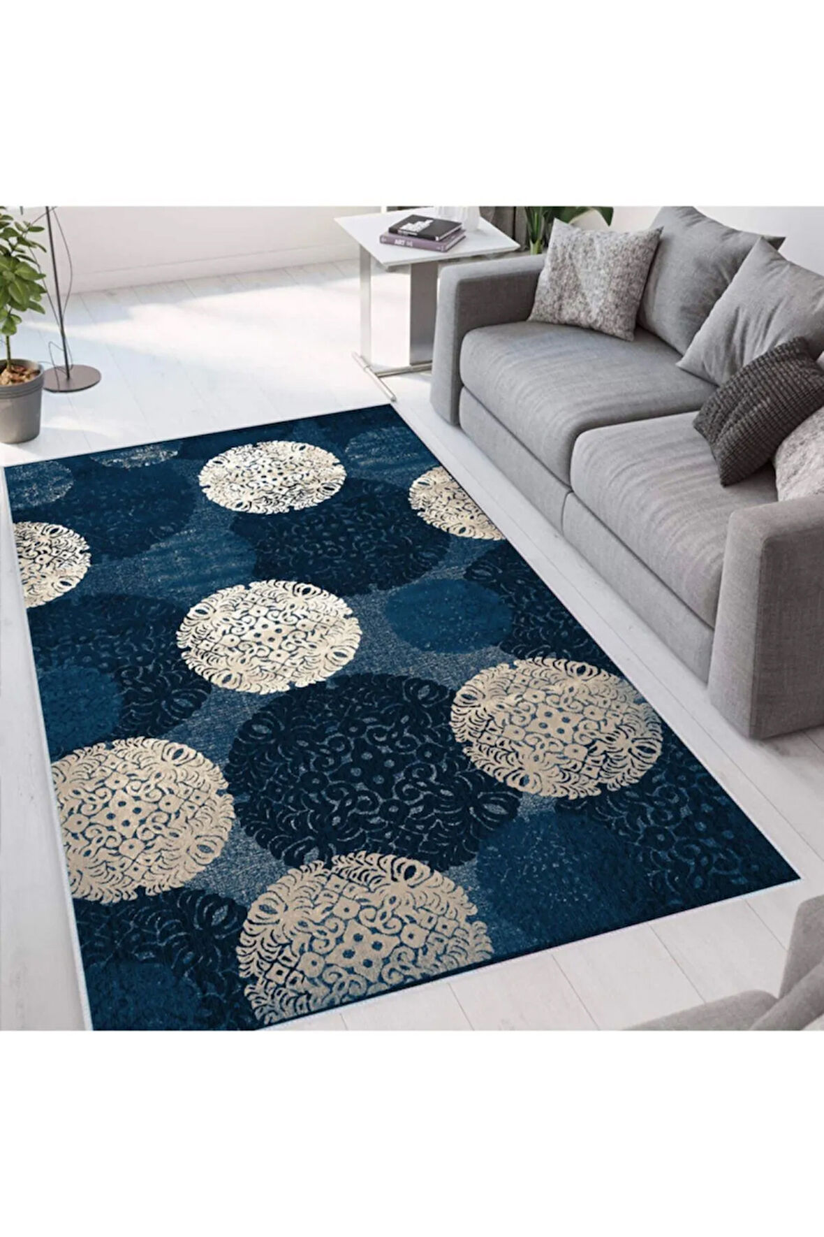 Dijital Baskı Yıkanabilir Kaymaz Taban Salon Halısı Ve Yolluk RVG1657