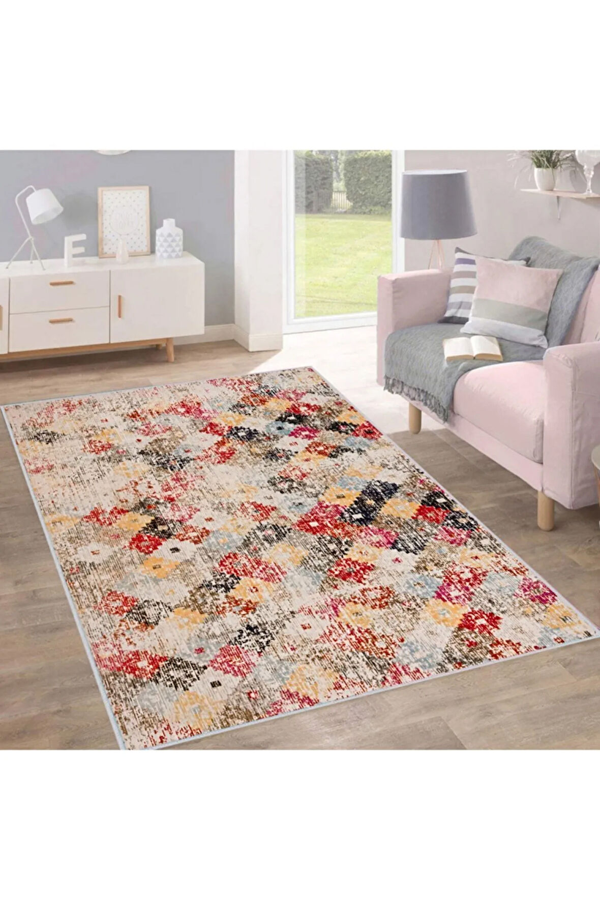 Dijital Baskı Yıkanabilir Kaymaz Taban Salon Halısı Ve Yolluk RVG1696