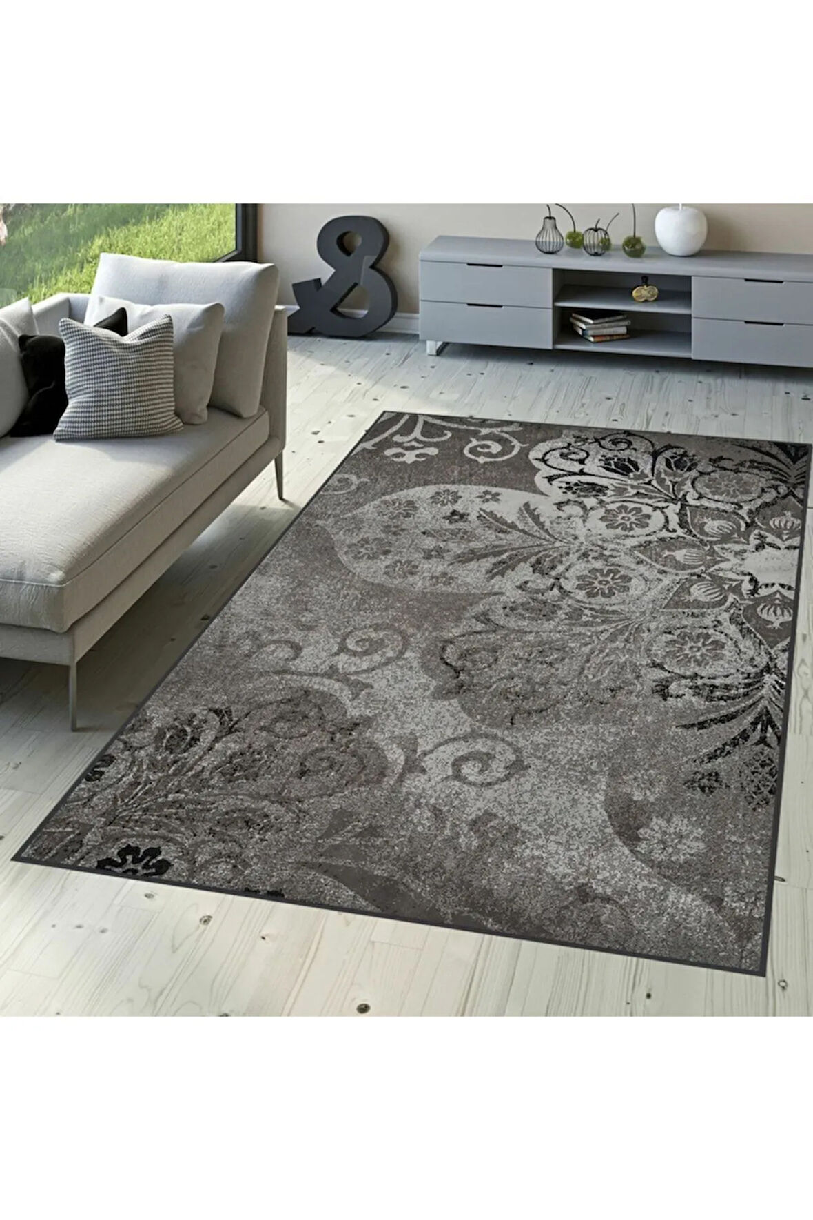 Dijital Baskı Yıkanabilir Kaymaz Taban Salon Halısı Ve Yolluk RVG1700