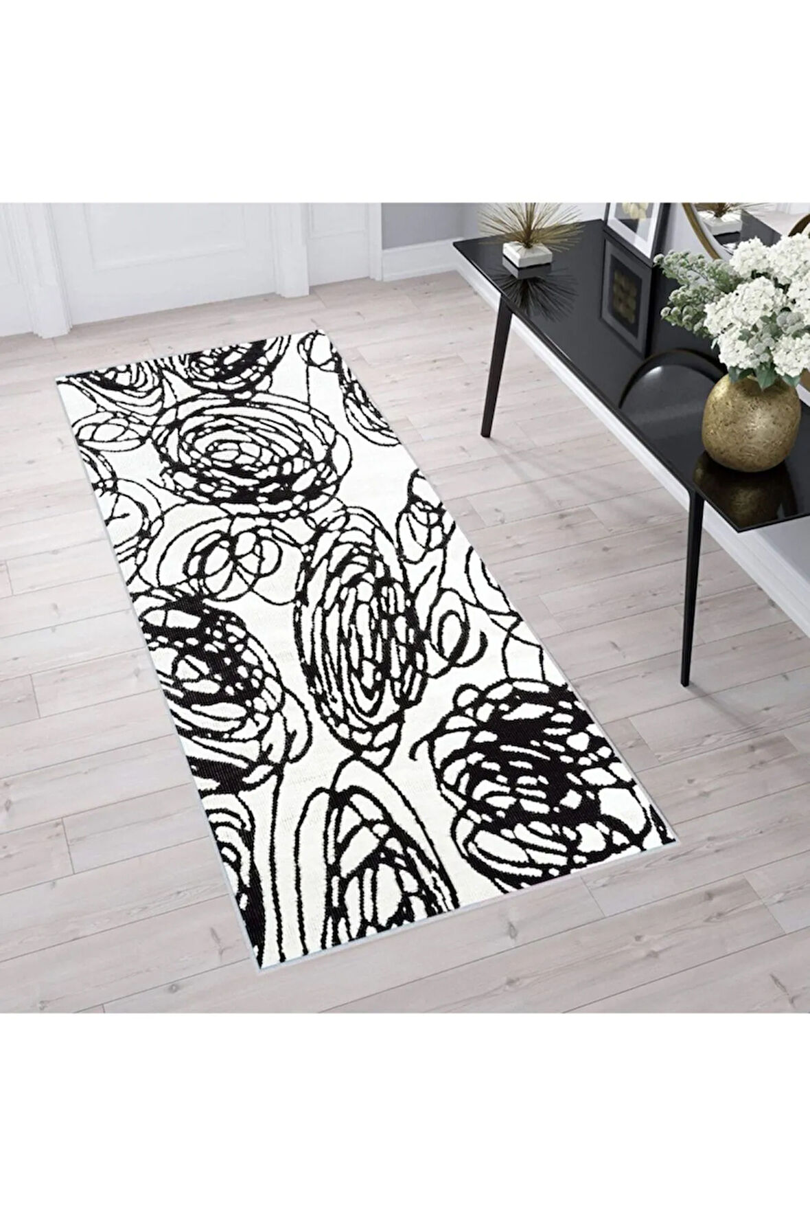 Dijital Baskı Yıkanabilir Kaymaz Taban Salon Halısı Ve Yolluk RVG1705