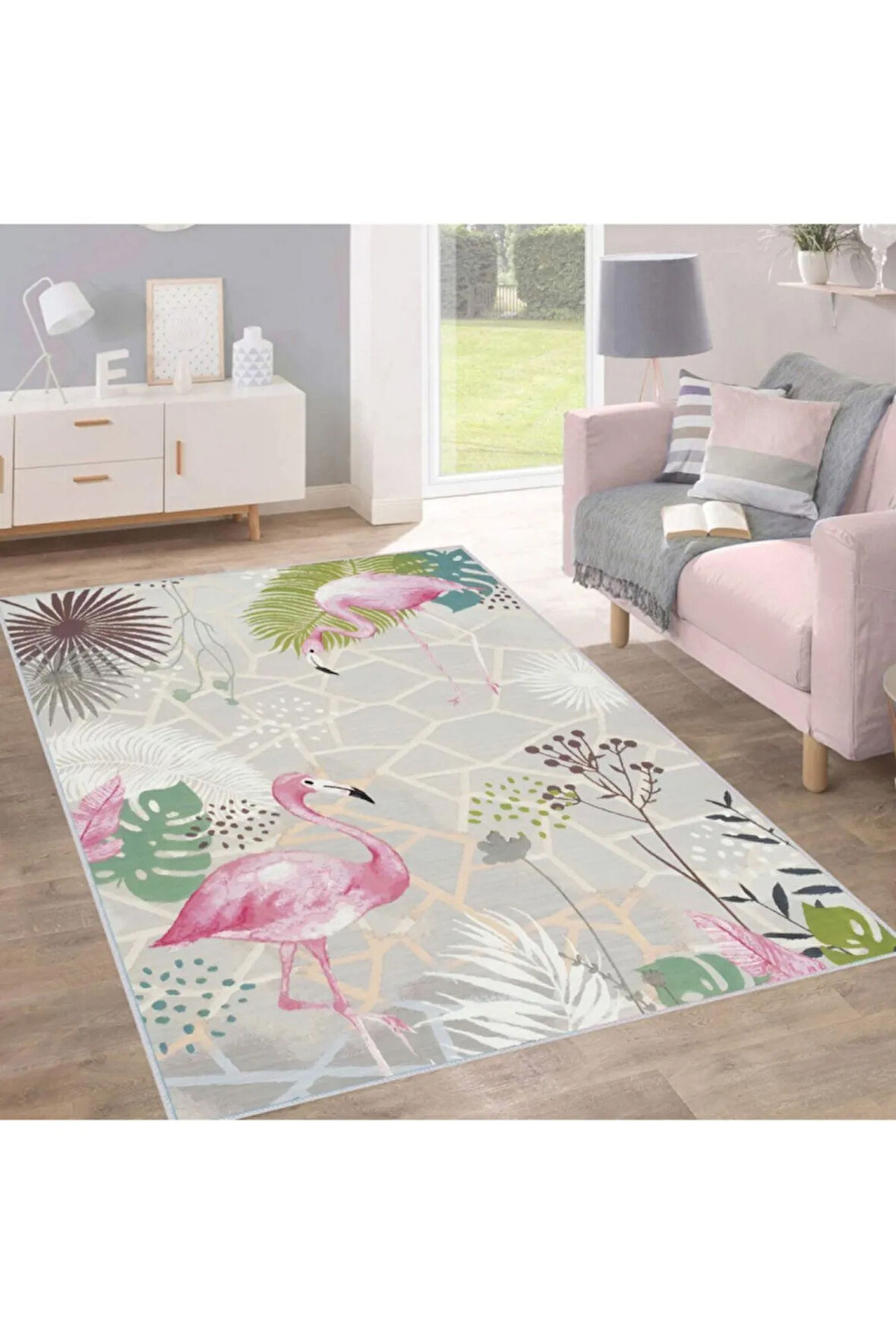 Dijital Baskı Yıkanabilir Kaymaz Taban Salon Halısı Ve Yolluk RVG1708