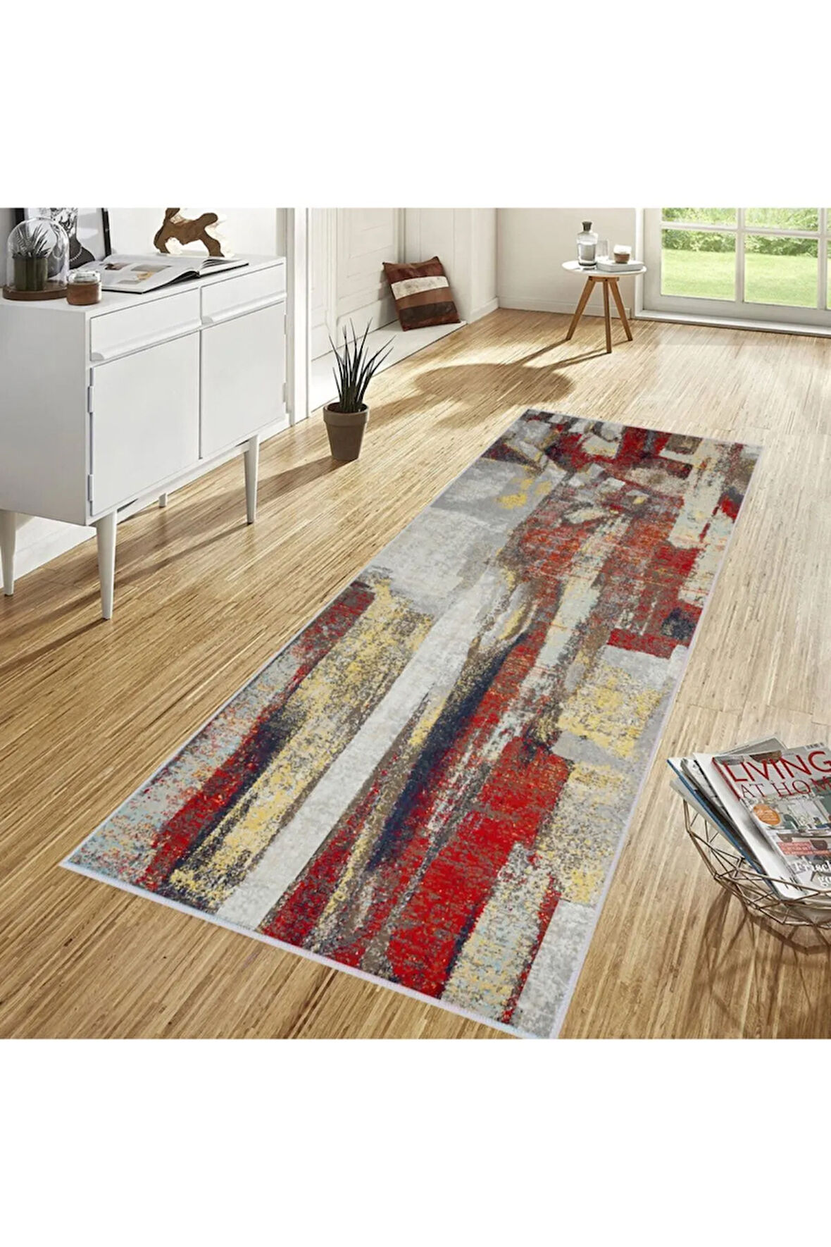 Dijital Baskı Yıkanabilir Kaymaz Taban Salon Halısı Ve Yolluk RVG1726