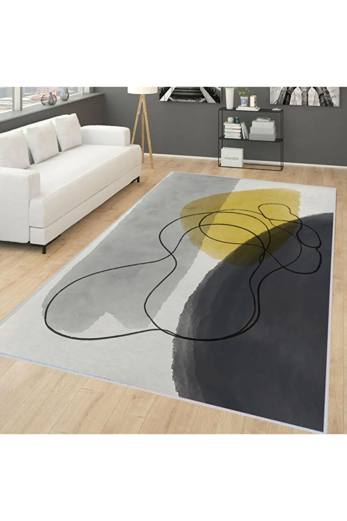 Dijital Baskı Yıkanabilir Kaymaz Taban Salon Halısı Ve Yolluk RVG1739