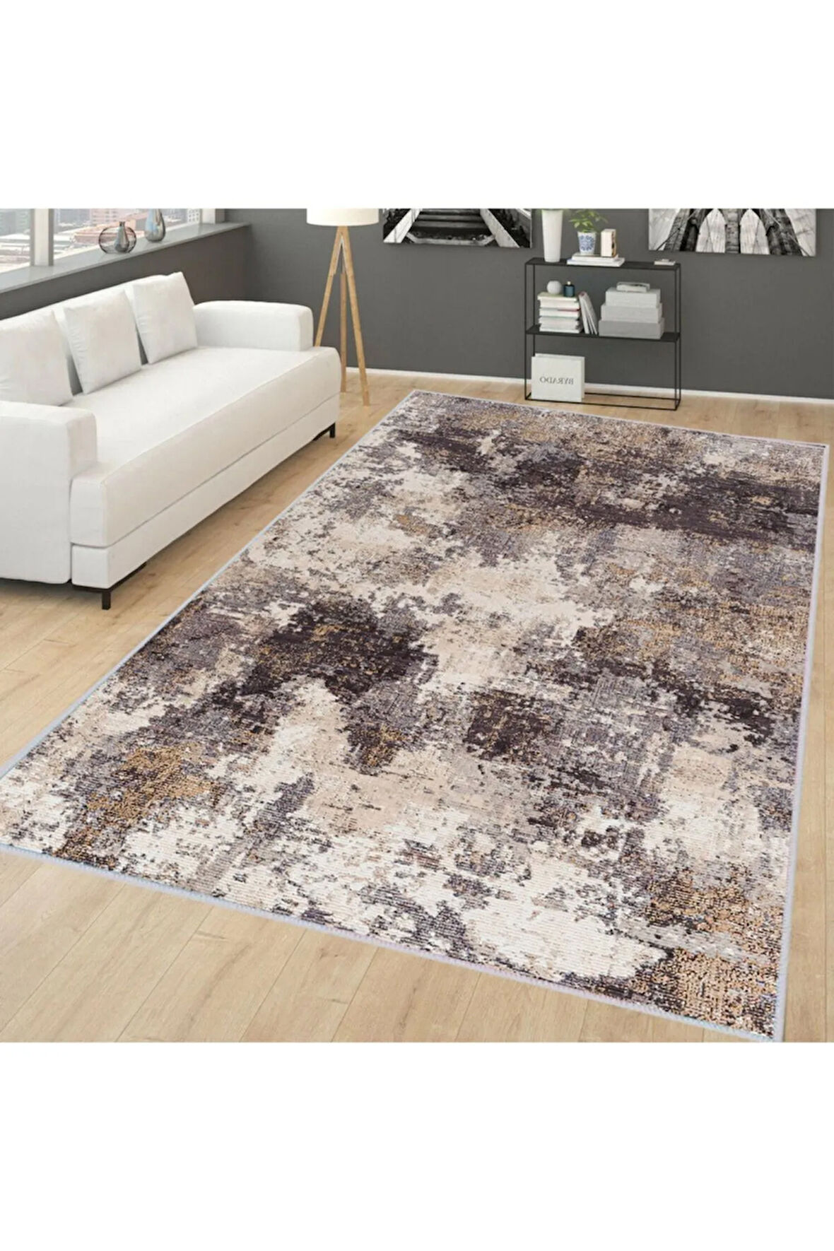 Dijital Baskı Yıkanabilir Kaymaz Taban Salon Halısı Ve Yolluk RVG1748