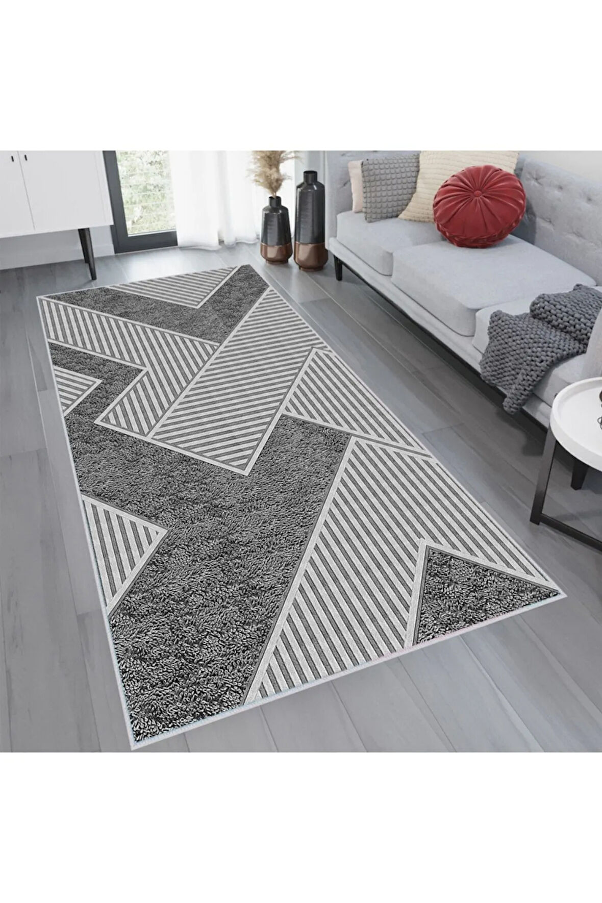 Dijital Baskı Yıkanabilir Kaymaz Taban Salon Halısı Ve Yolluk RVG1767