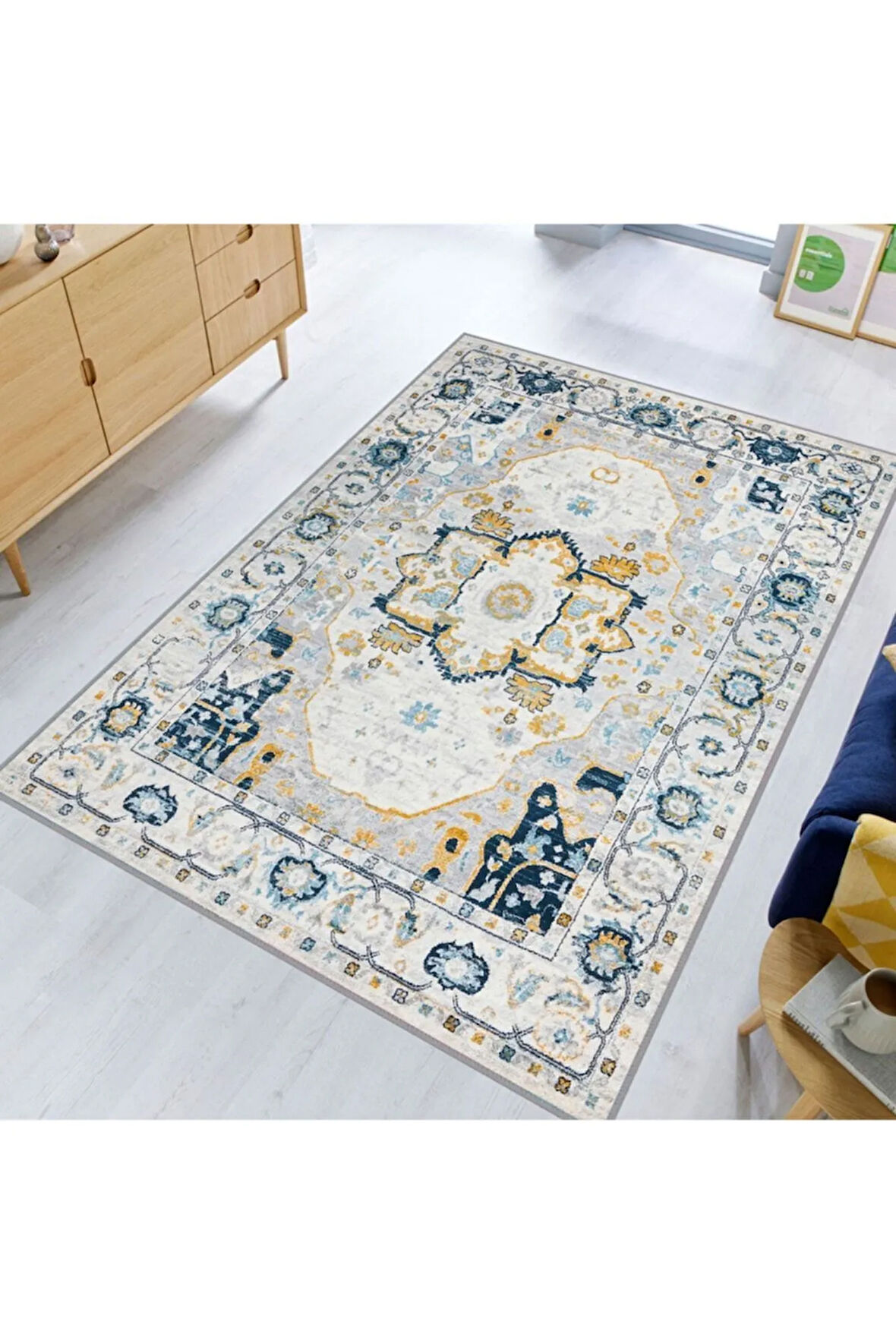 Dijital Baskı Yıkanabilir Kaymaz Taban Salon Halısı Ve Yolluk RVG1790