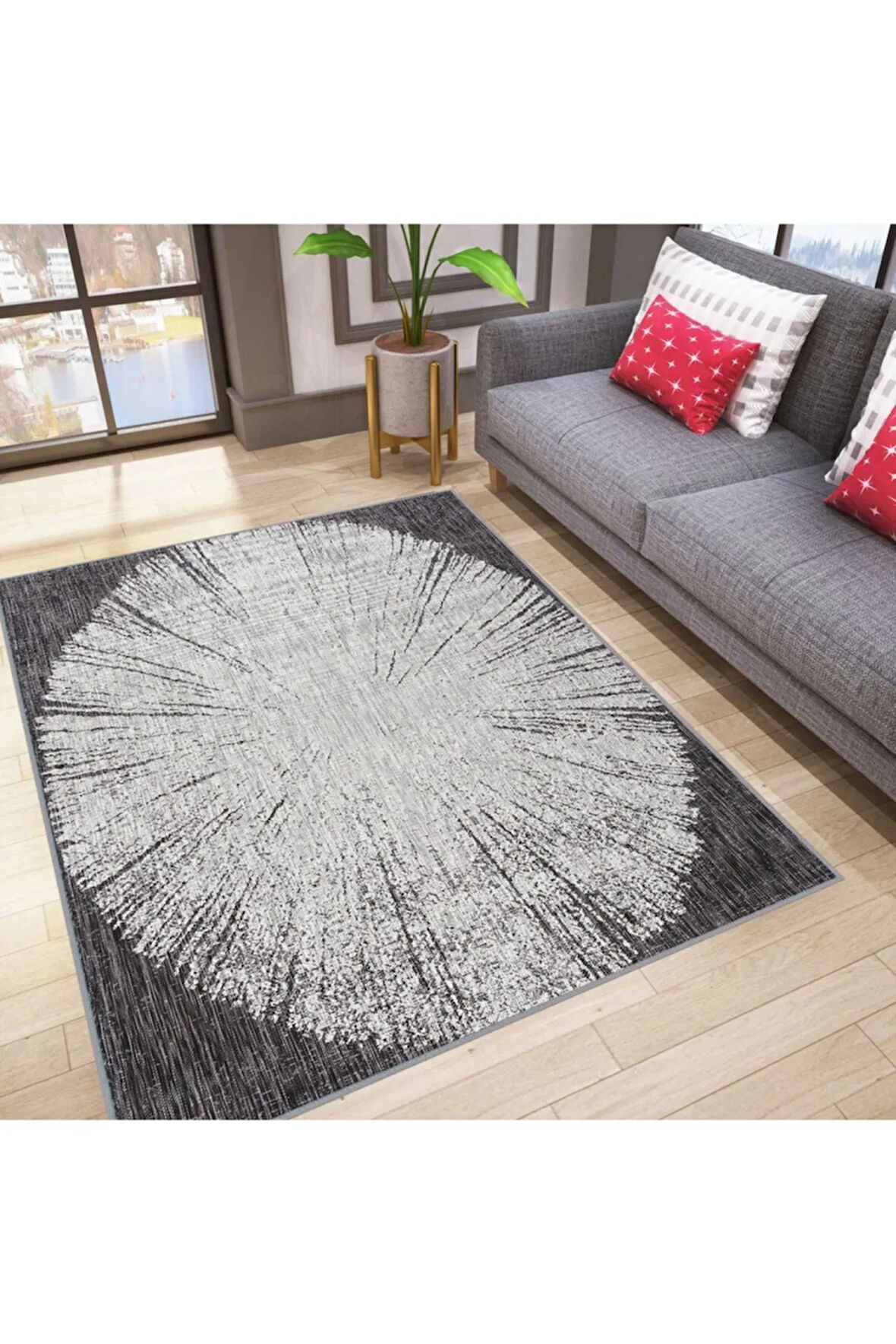 Dijital Baskı Yıkanabilir Kaymaz Taban Salon Halısı Ve Yolluk RVG1791