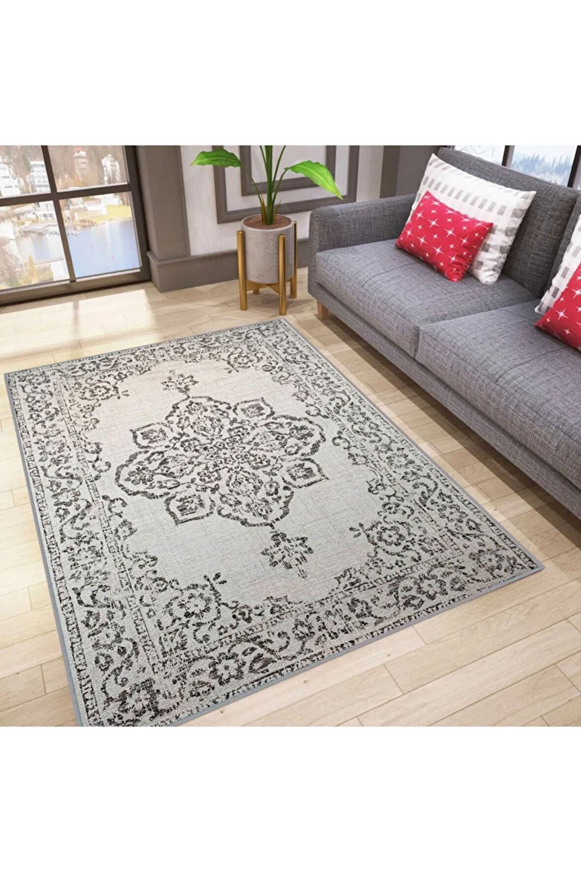 Dijital Baskı Yıkanabilir Kaymaz Taban Salon Halısı Ve Yolluk RVG1803