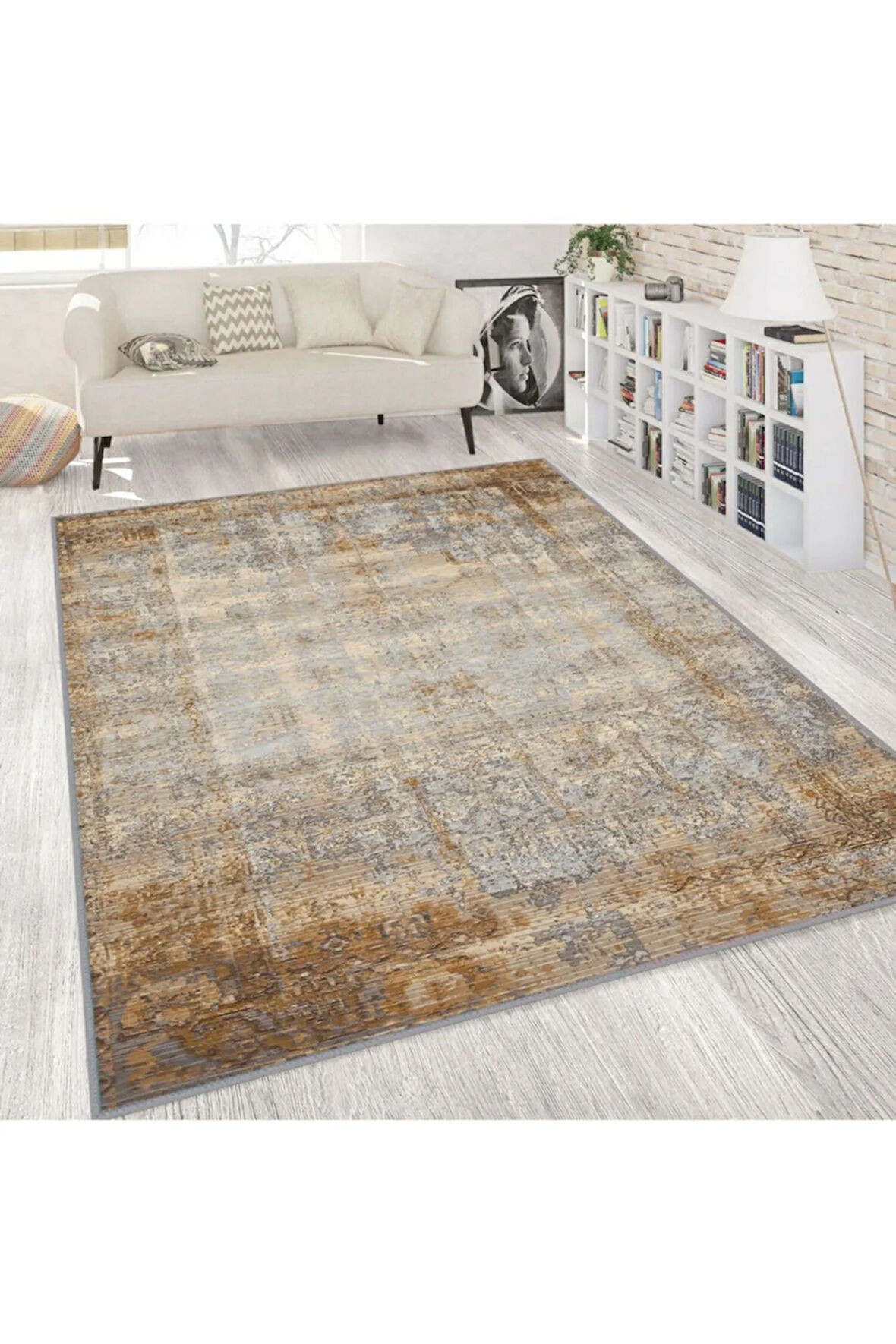 Dijital Baskı Yıkanabilir Kaymaz Taban Salon Halısı Ve Yolluk RVG1808