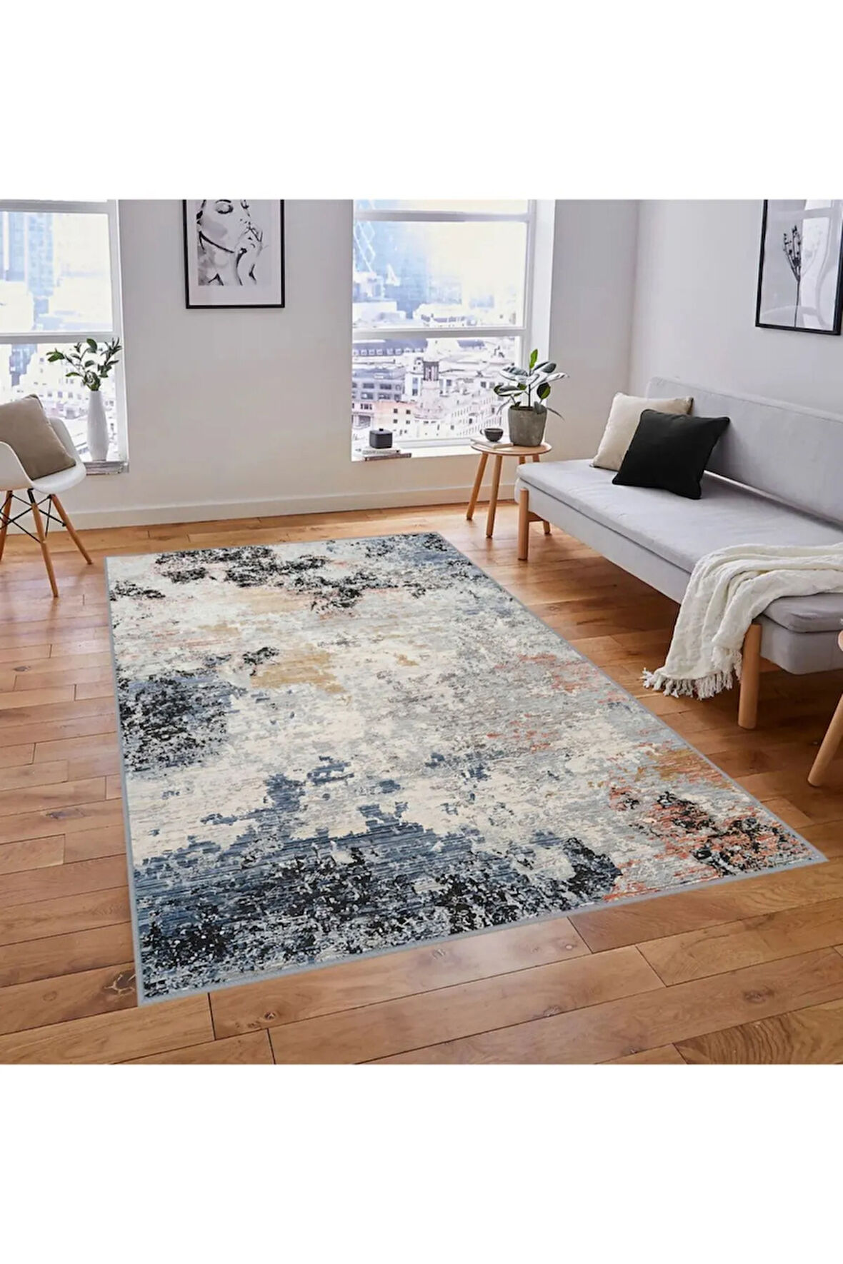 Dijital Baskı Yıkanabilir Kaymaz Taban Salon Halısı Ve Yolluk RVG1816