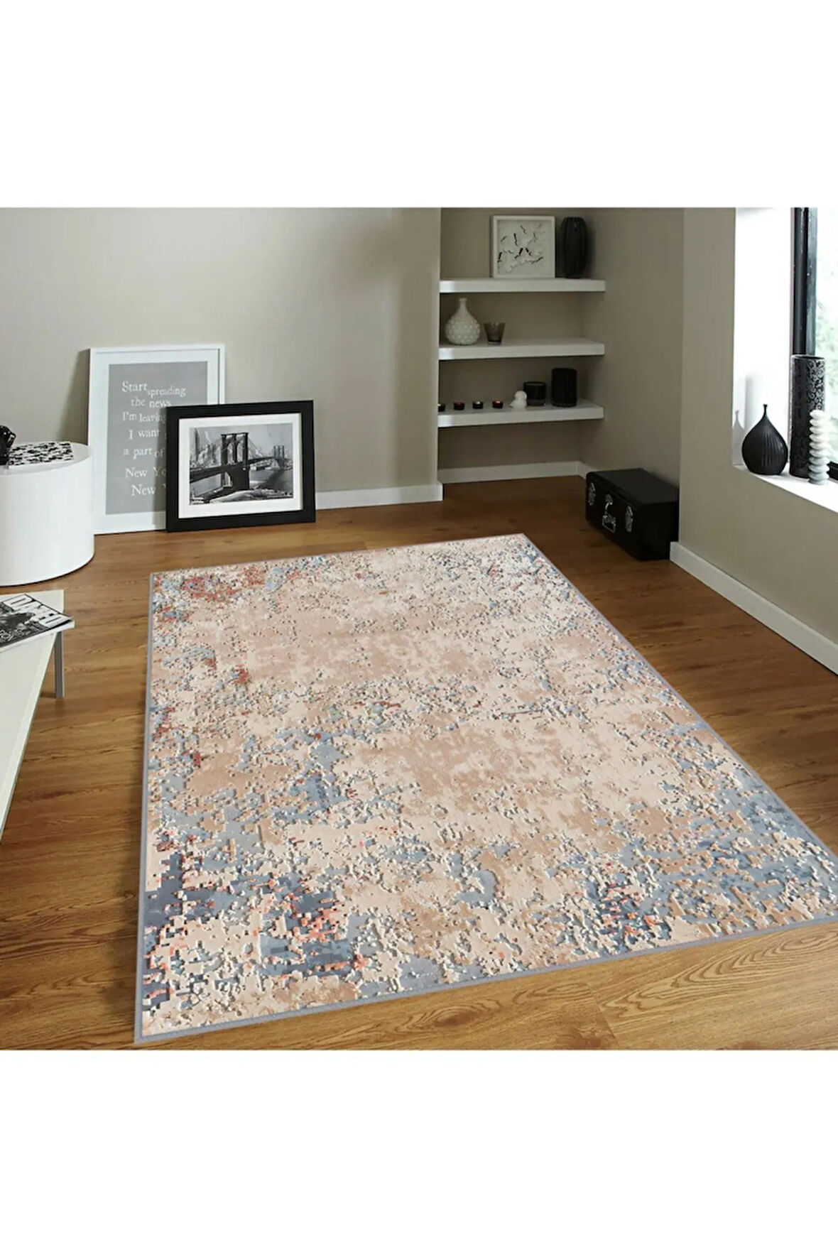 Dijital Baskı Yıkanabilir Kaymaz Taban Salon Halısı Ve Yolluk RVG1822