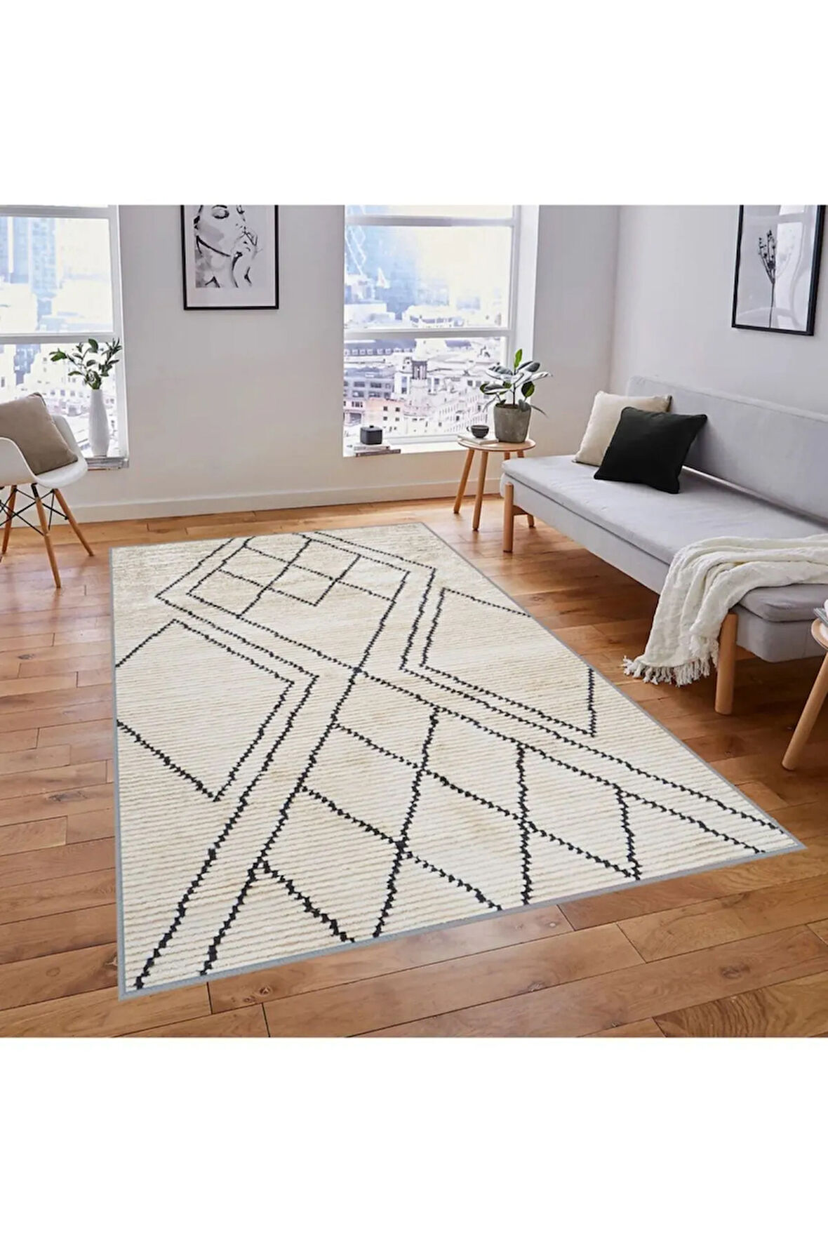 Dijital Baskı Yıkanabilir Kaymaz Taban Salon Halısı Ve Yolluk RVG1825