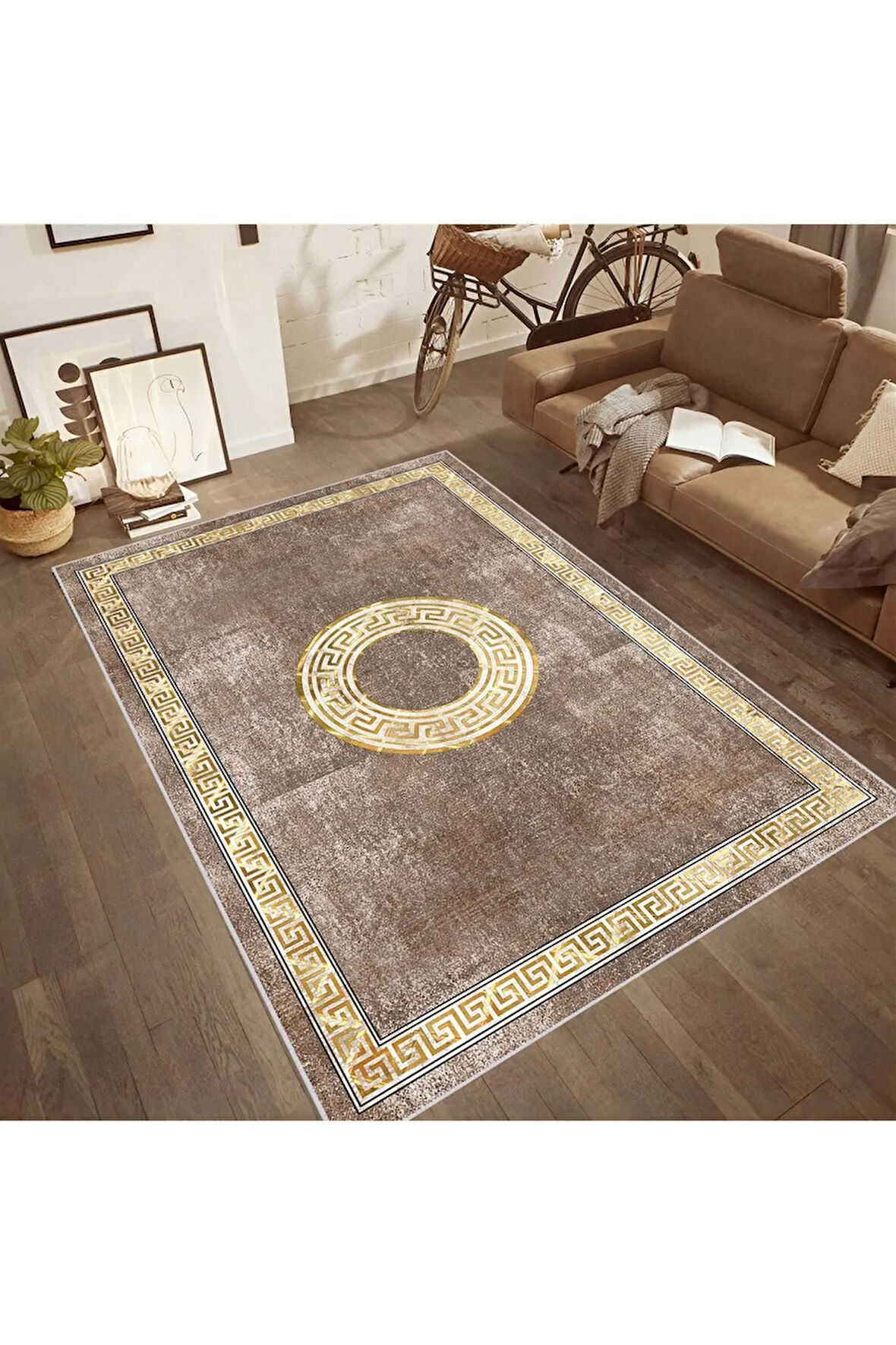 Dijital Baskı Yıkanabilir Kaymaz Taban Salon Halısı Ve Yolluk RVG1832-SD1190