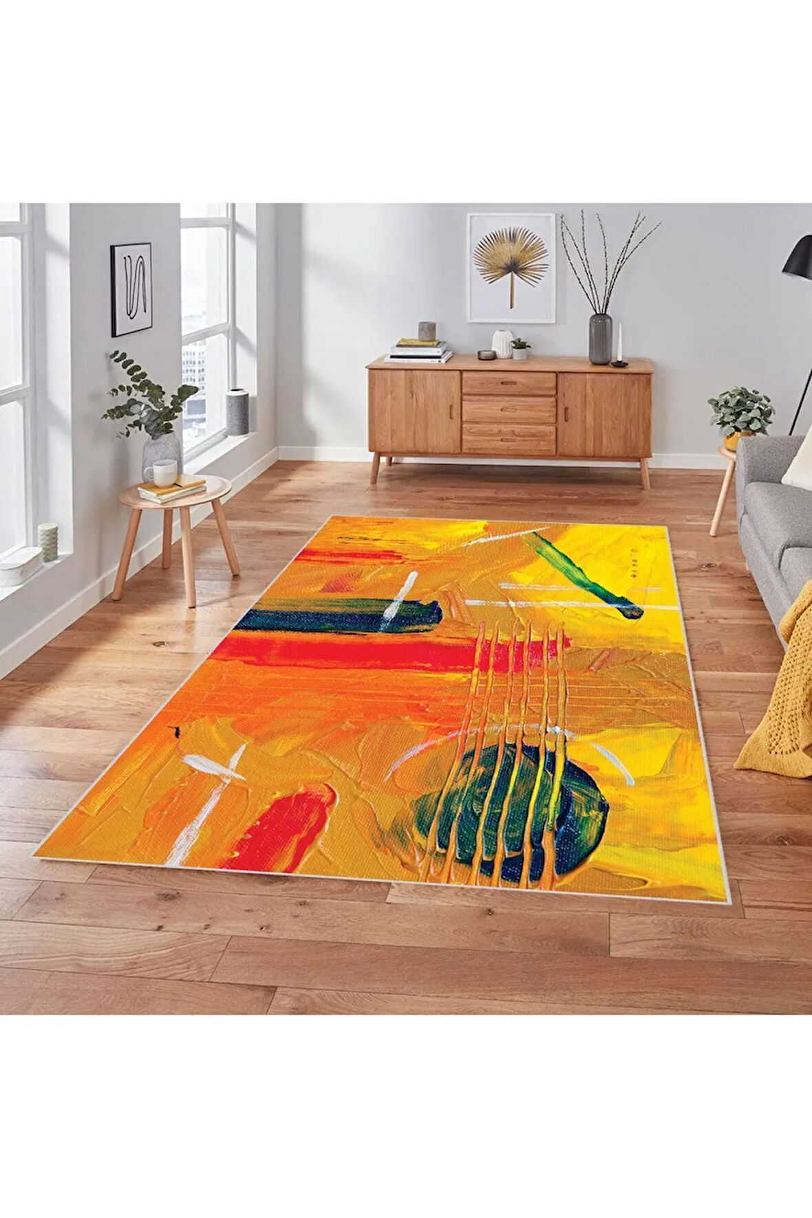 Dijital Baskı Yıkanabilir Kaymaz Taban Salon Halısı Ve Yolluk RVG1840-SD150