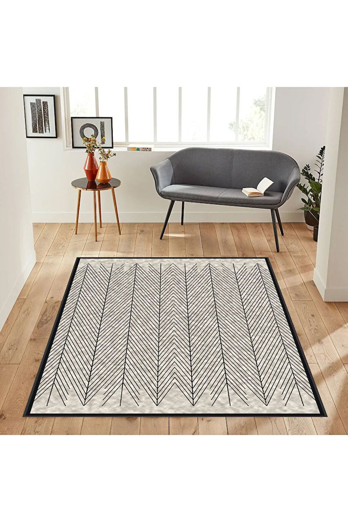 Dijital Baskı Yıkanabilir Kaymaz Taban Salon Halısı Ve Yolluk RVG1846-SM374