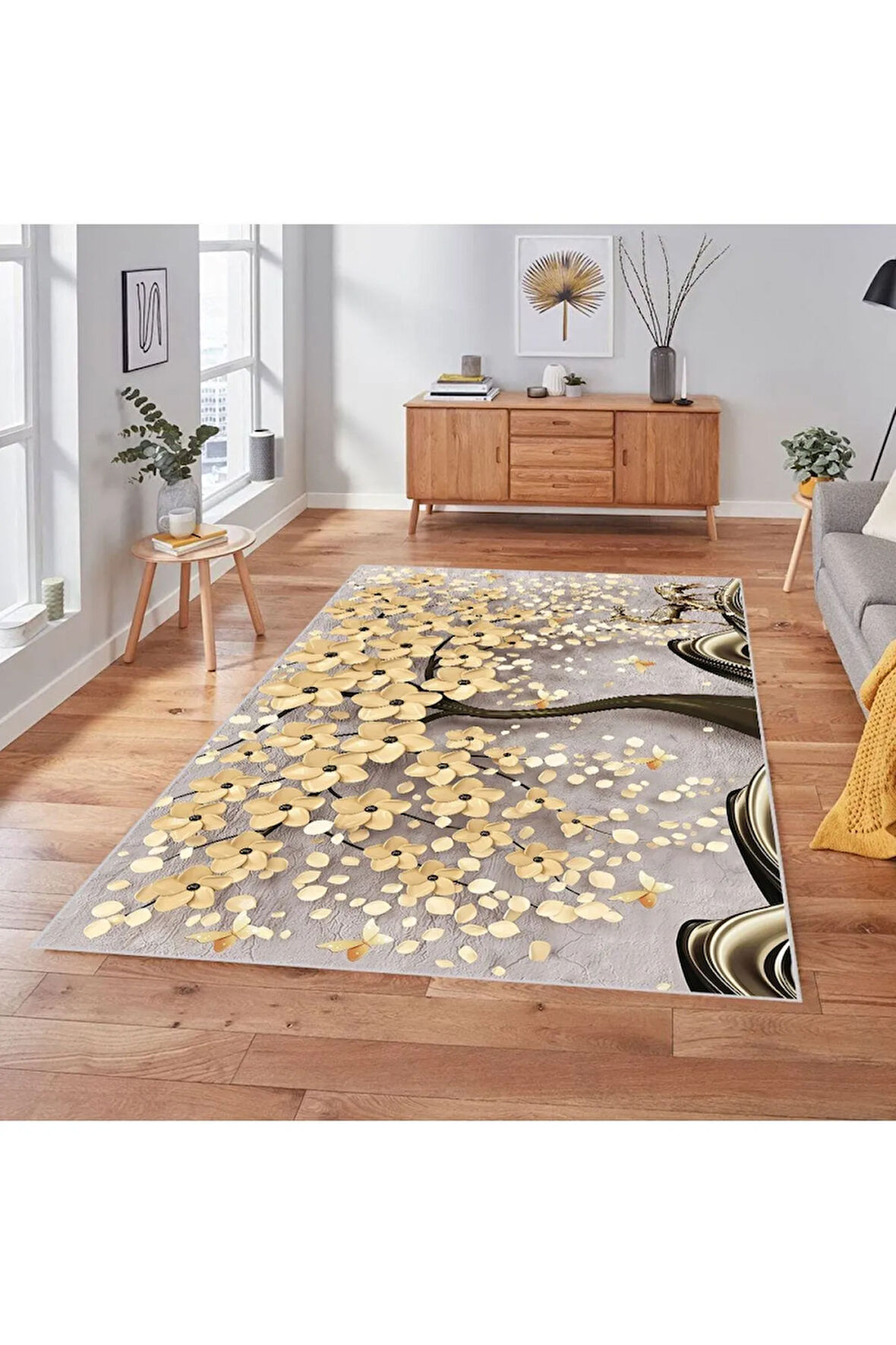 Dijital Baskı Yıkanabilir Kaymaz Taban Salon Halısı Ve Yolluk RVG1849-SM234