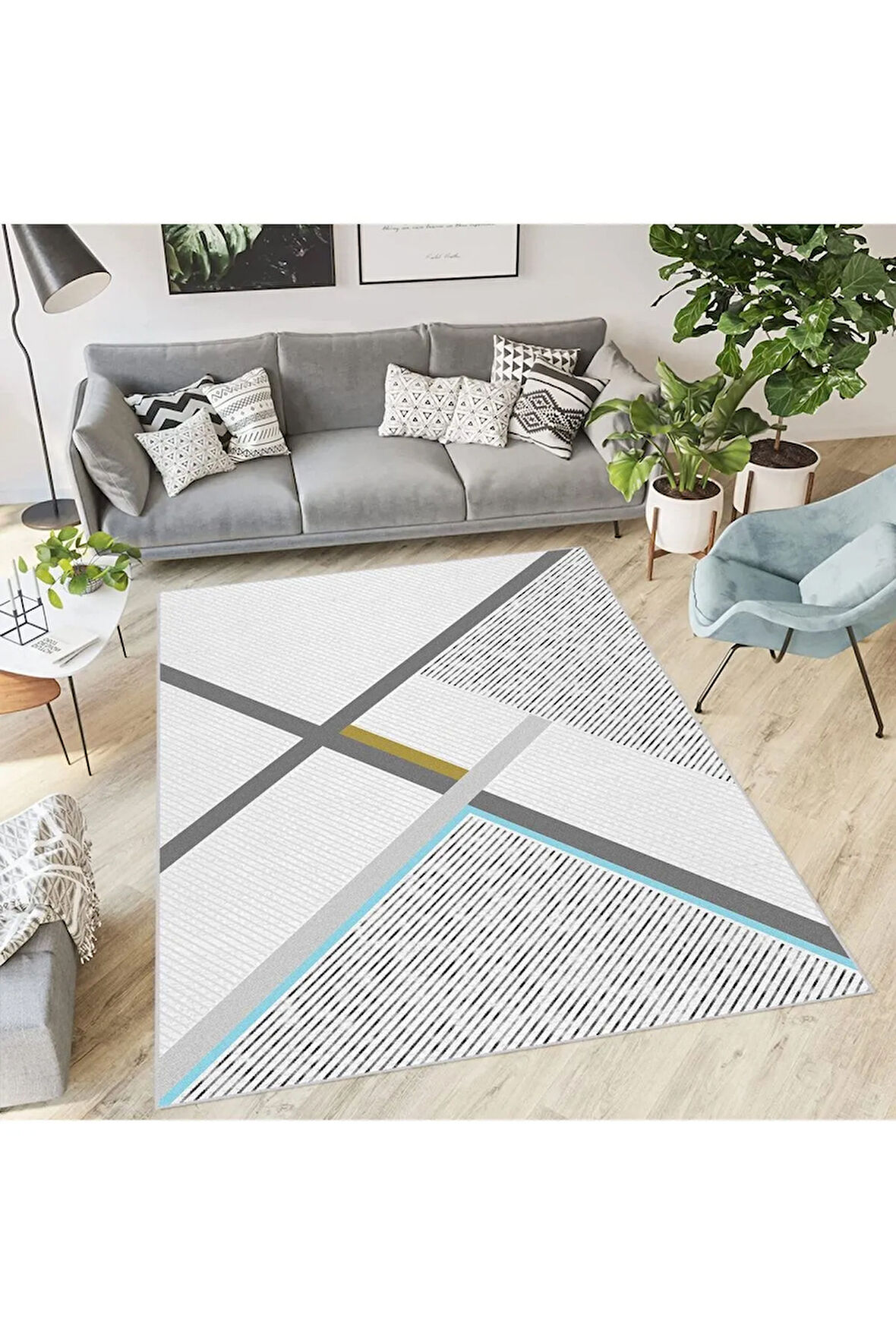 Dijital Baskı Yıkanabilir Kaymaz Taban Salon Halısı Ve Yolluk RVG1852-SM365