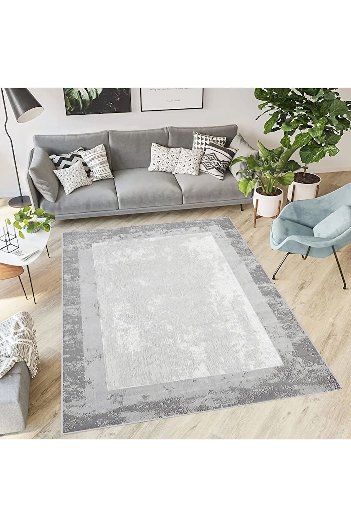 Dijital Baskı Yıkanabilir Kaymaz Taban Salon Halısı Ve Yolluk RVG1854-SM310