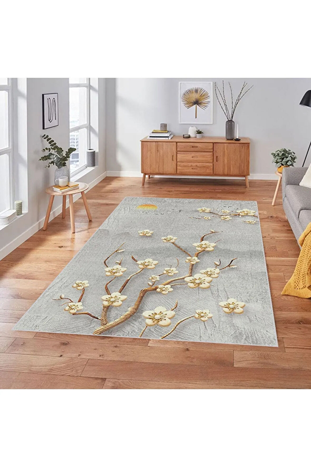 Dijital Baskı Yıkanabilir Kaymaz Taban Salon Halısı Ve Yolluk RVG1858-SM238