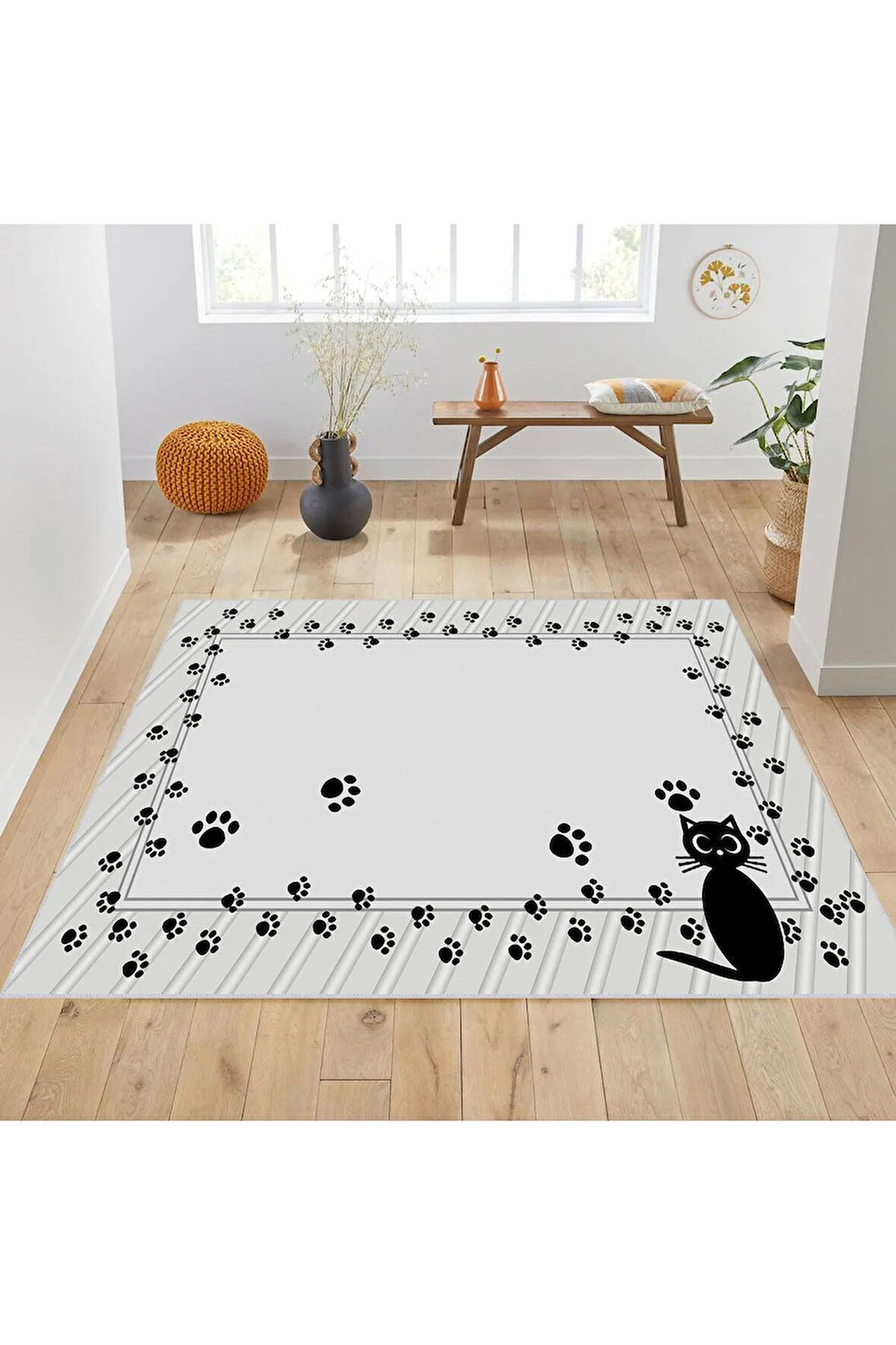 Dijital Baskı Yıkanabilir Kaymaz Taban Salon Halısı Ve Yolluk RVG1859-SM230