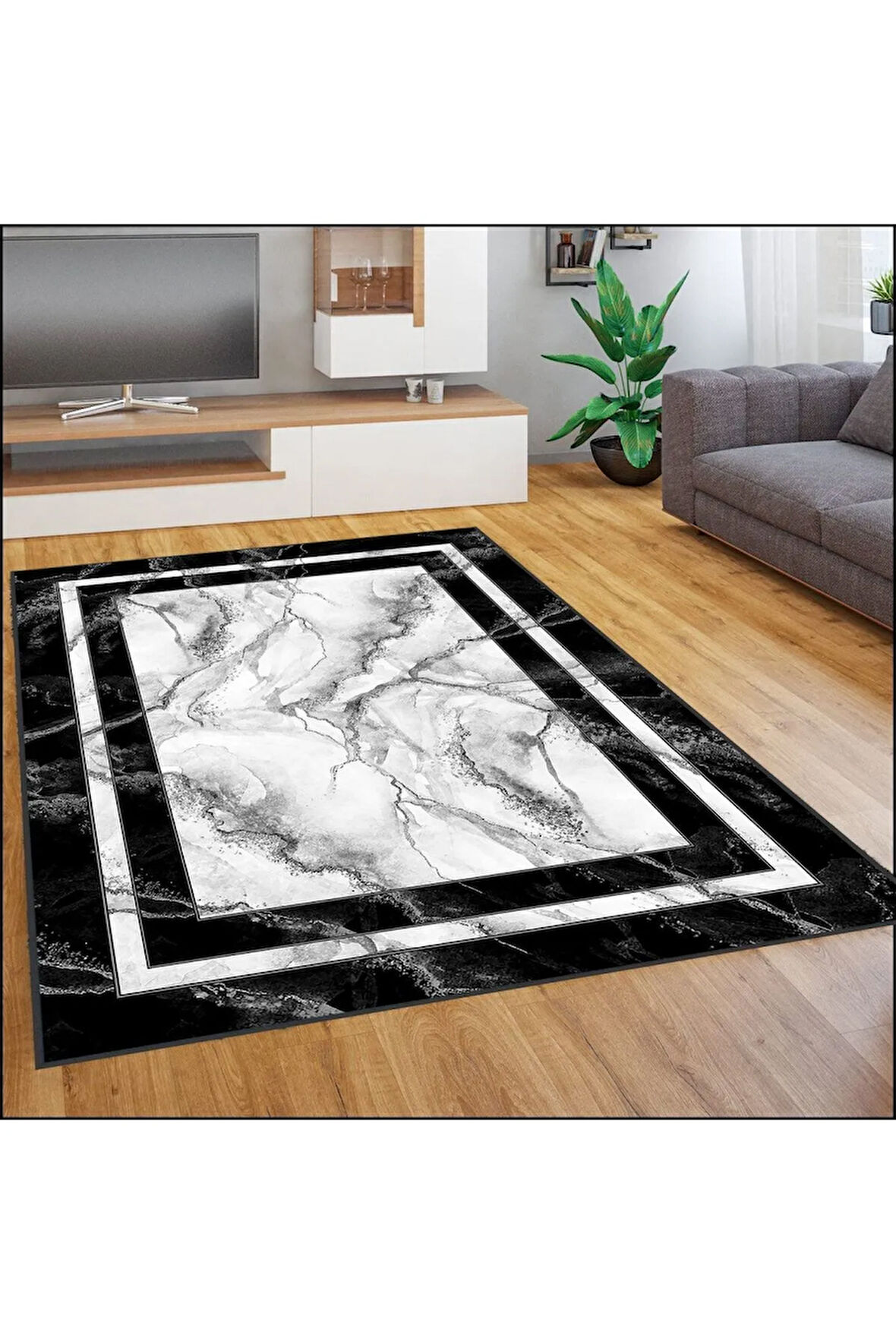 Dijital Baskı Yıkanabilir Kaymaz Taban Salon Halısı Ve Yolluk RVG1874-SD501