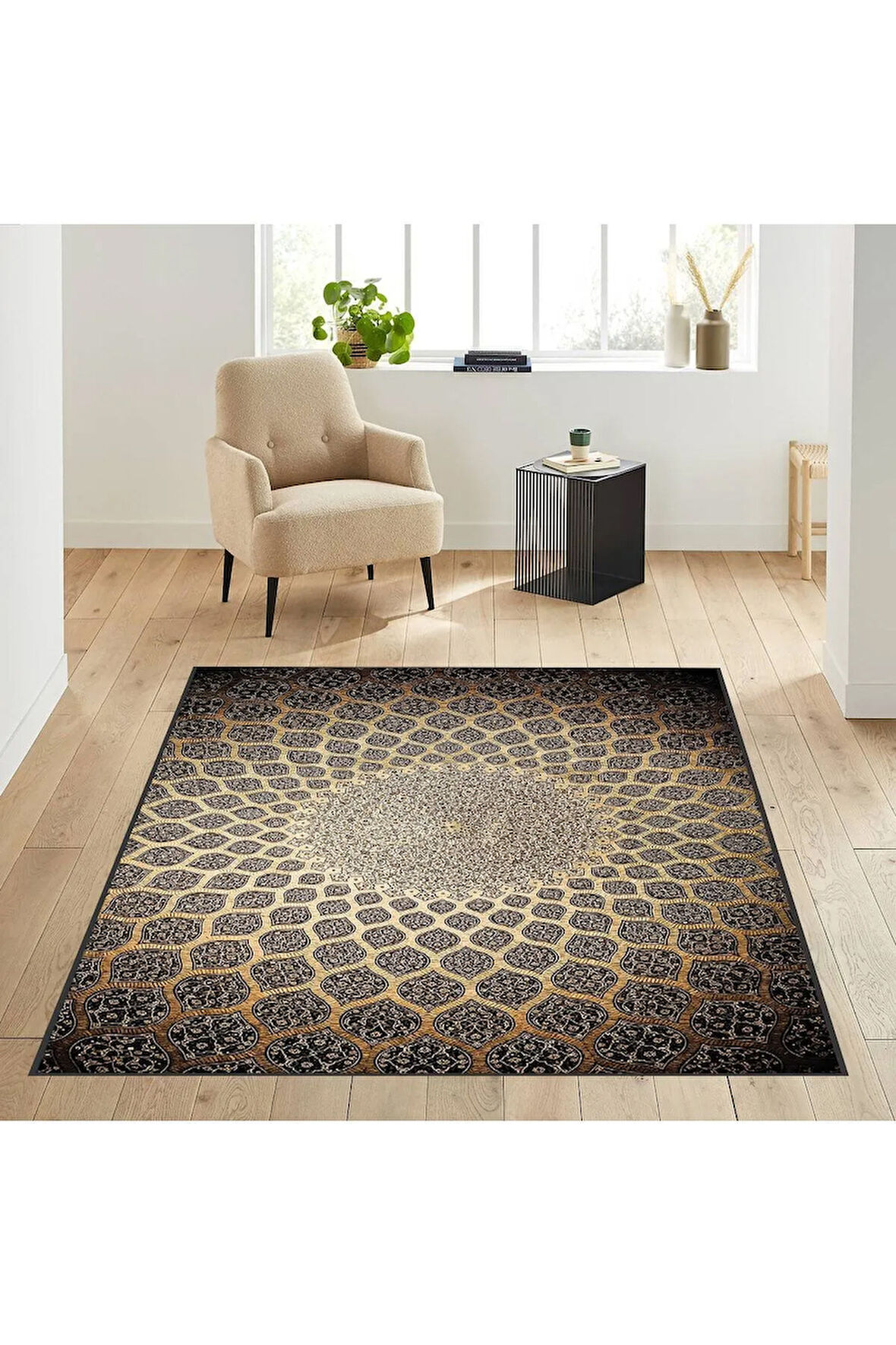 Dijital Baskı Yıkanabilir Kaymaz Taban Salon Halısı Ve Yolluk RVG1907-SM235