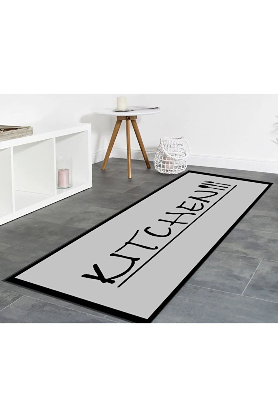 Dijital Baskı Yıkanabilir Kaymaz Taban Mutfak Halısı Ve Yolluk RVG2008