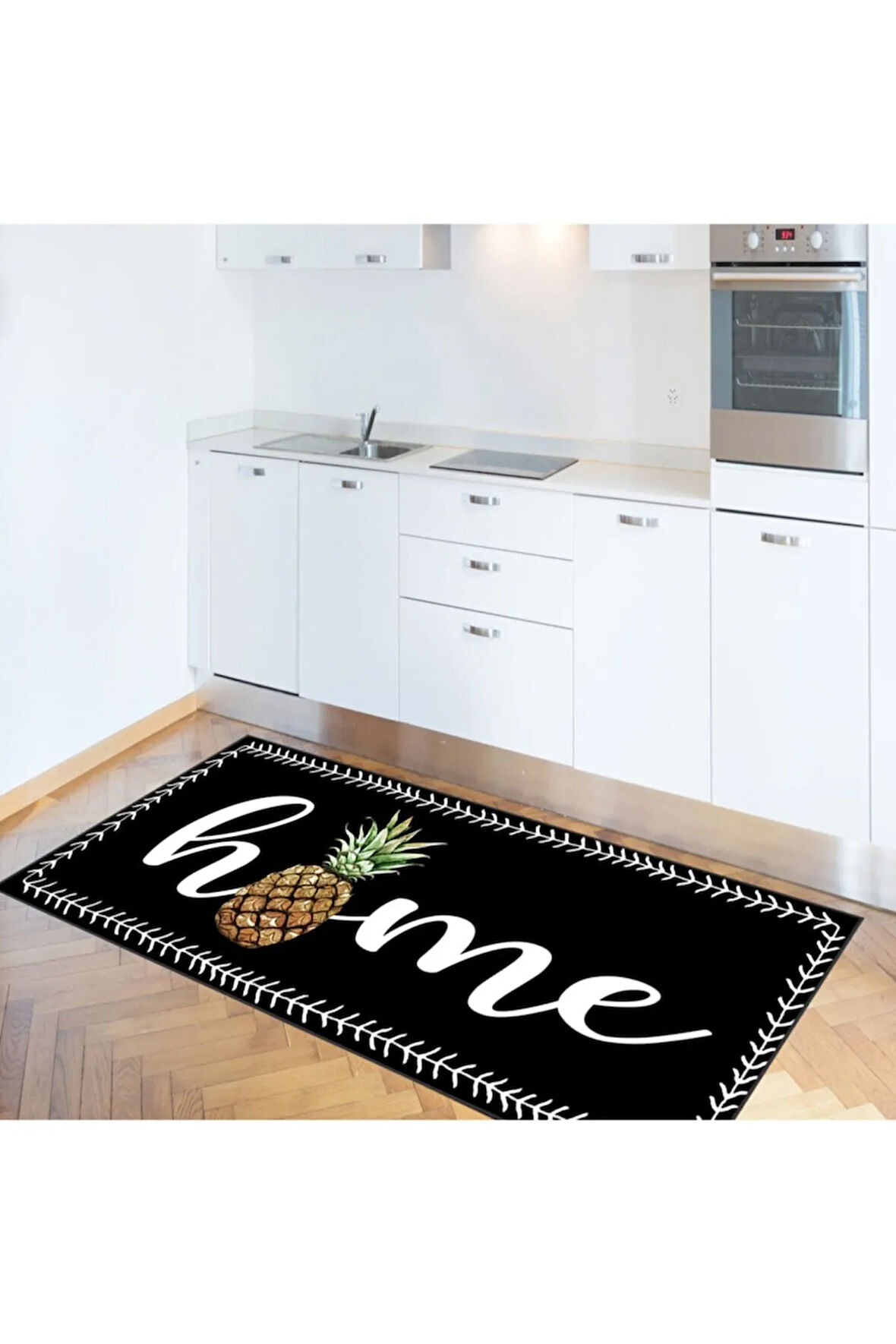Dijital Baskı Yıkanabilir Kaymaz Taban Mutfak Halısı Ve Yolluk RVG2016