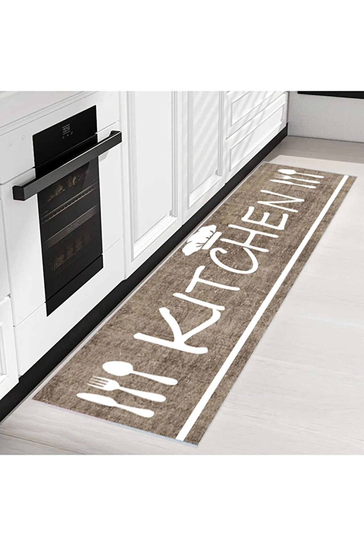 Dijital Baskı Yıkanabilir Kaymaz Taban Mutfak Halısı Ve Yolluk RVG2031-SD306