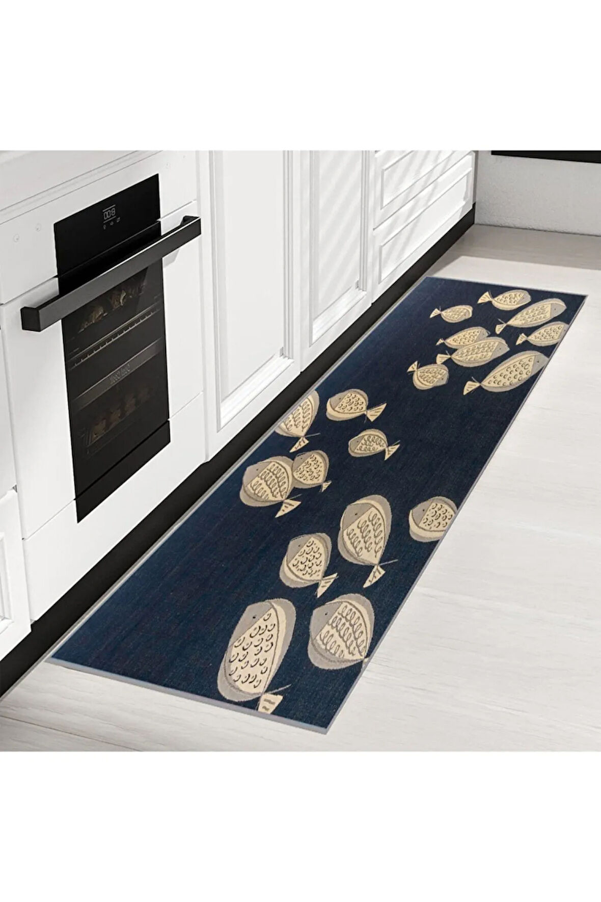 Dijital Baskı Yıkanabilir Kaymaz Taban Mutfak Halısı Ve Yolluk RVG2042