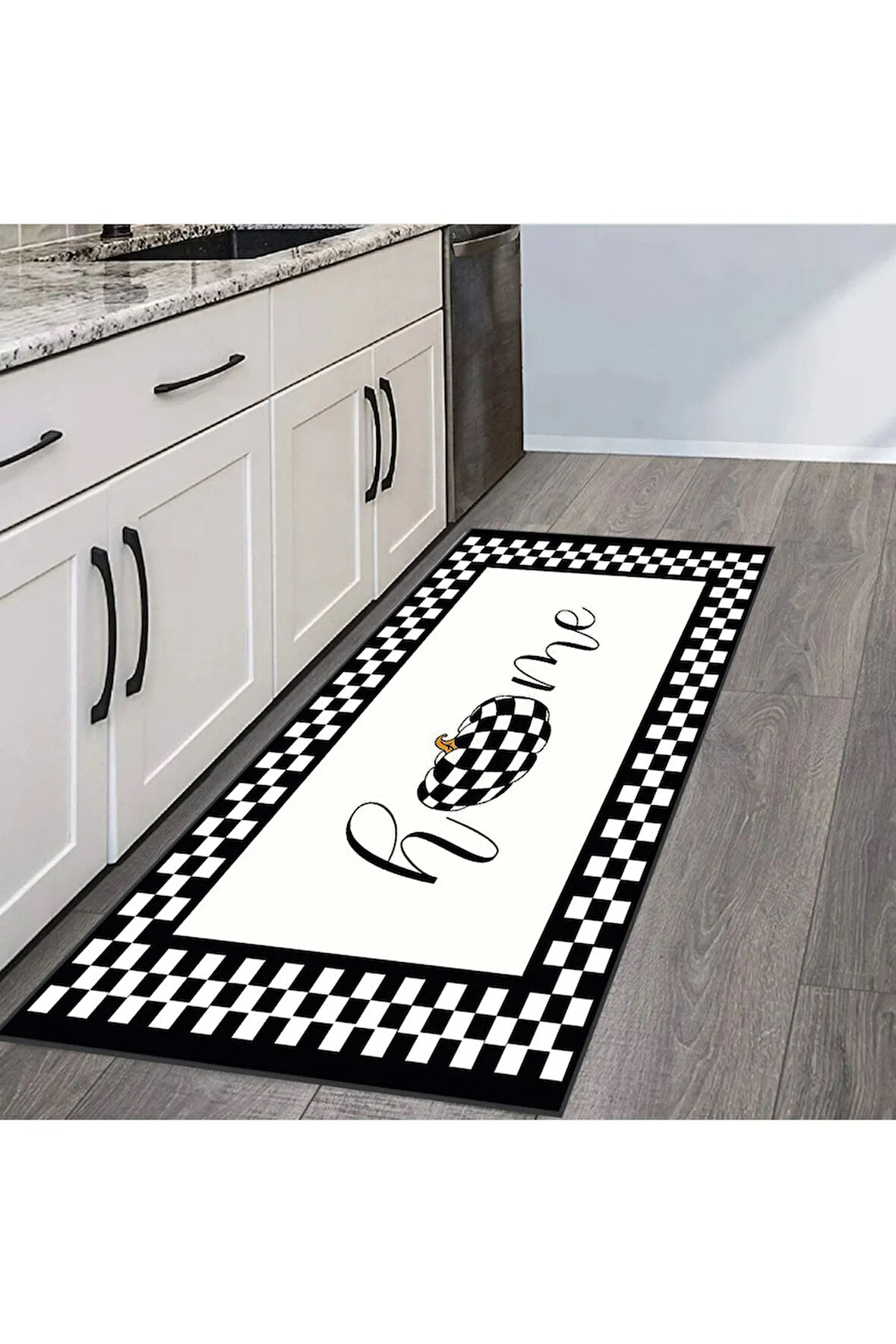 Dijital Baskı Yıkanabilir Kaymaz Taban Mutfak Halısı Ve Yolluk RVG2080-SD015