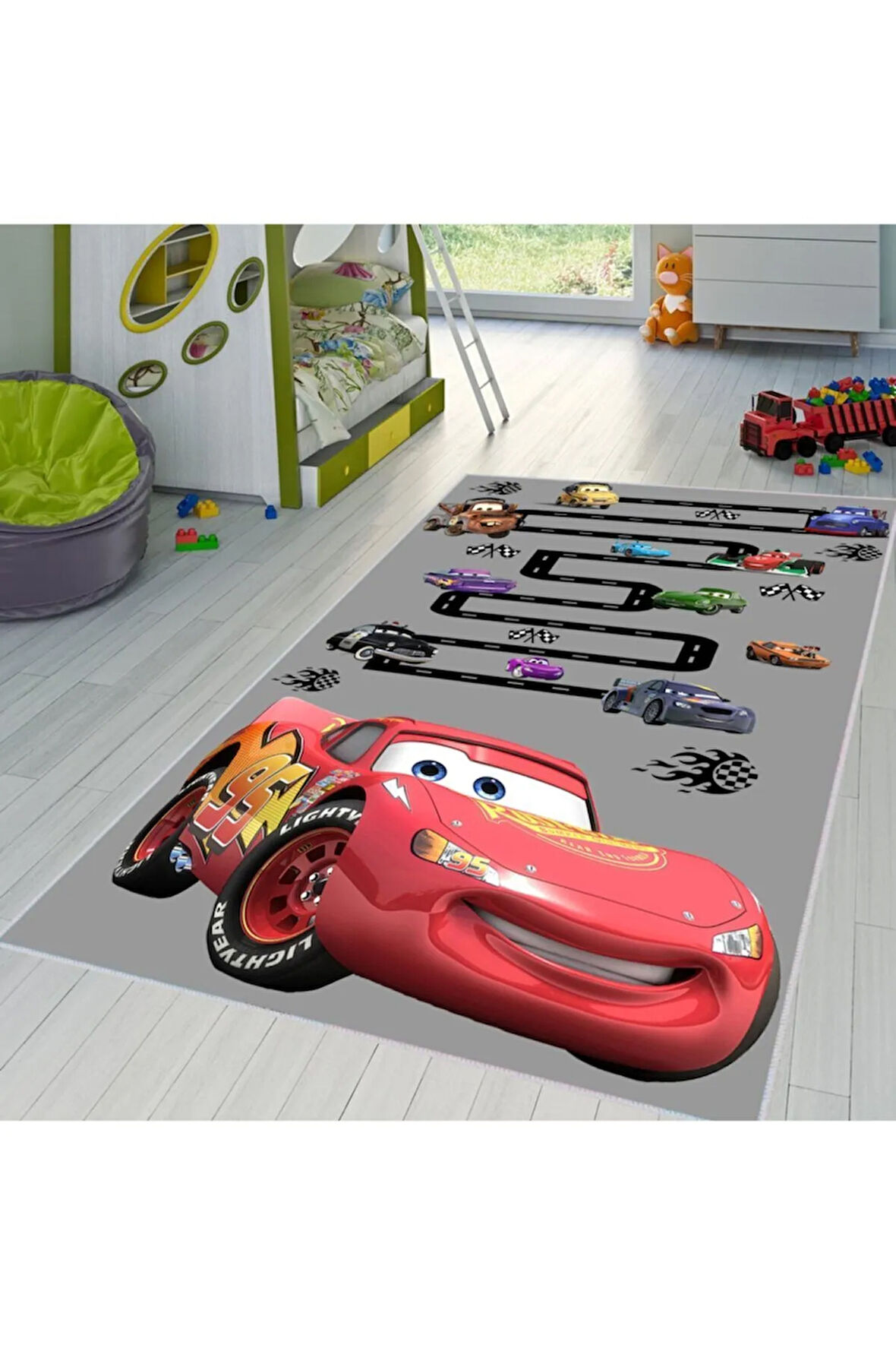 Dijital Baskı Yıkanabilir Kaymaz Taban Çocuk Halısı Ve Yolluk RVG4020