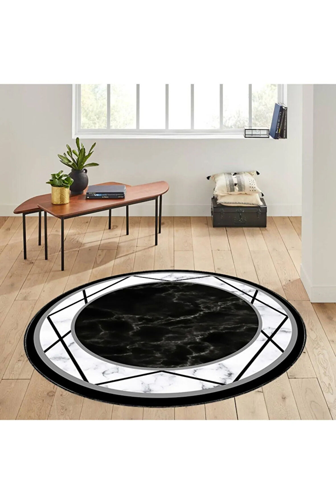 Dijital Baskı Yıkanabilir Kaymaz Taban Salon Halısı Ve Yolluk RVG7022