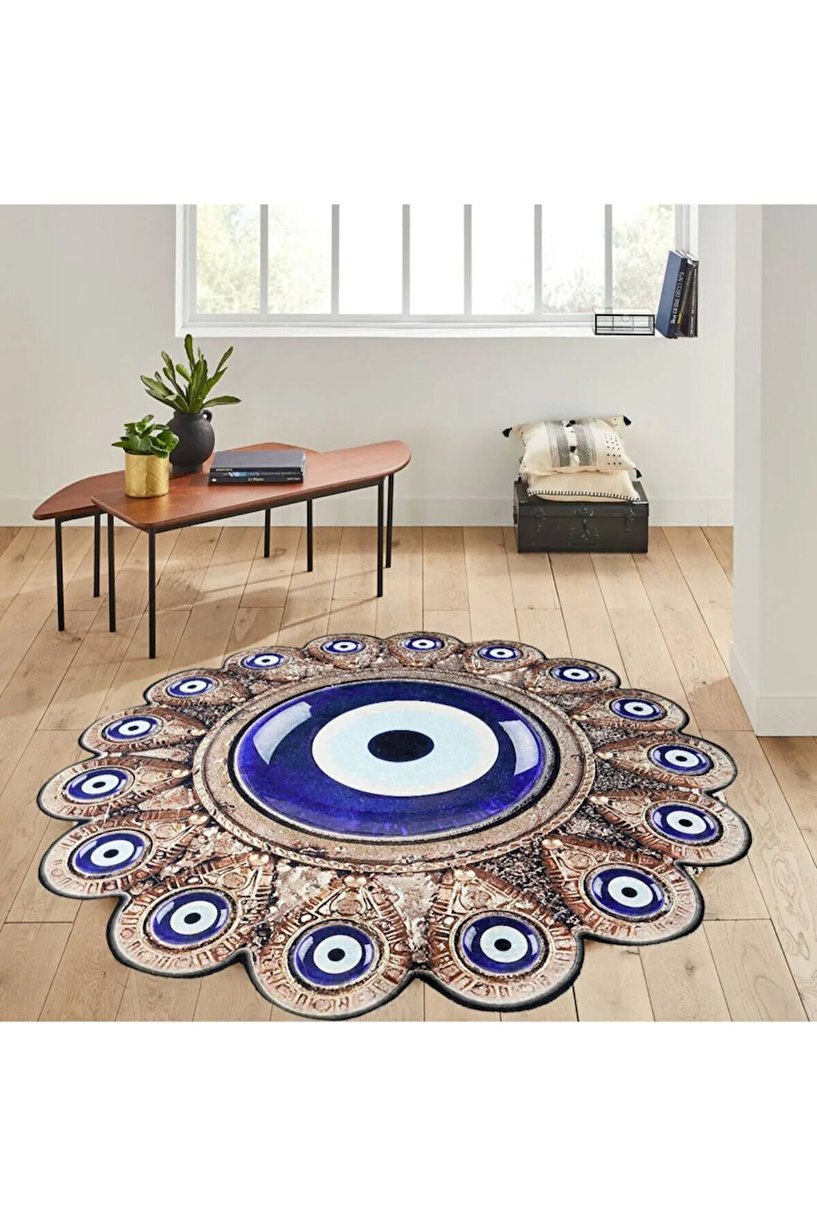 Dijital Baskı Yıkanabilir Kaymaz Taban Salon Halısı Ve Yolluk RVG7024