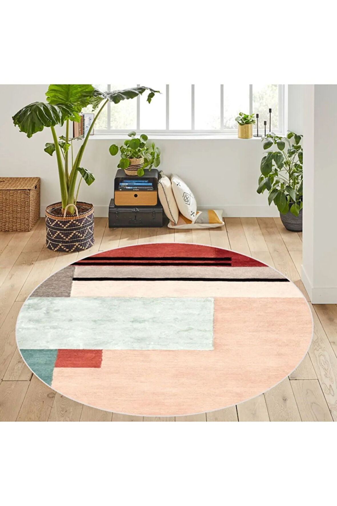 Dijital Baskı Yıkanabilir Kaymaz Taban Salon Halısı Ve Yolluk RVG7100