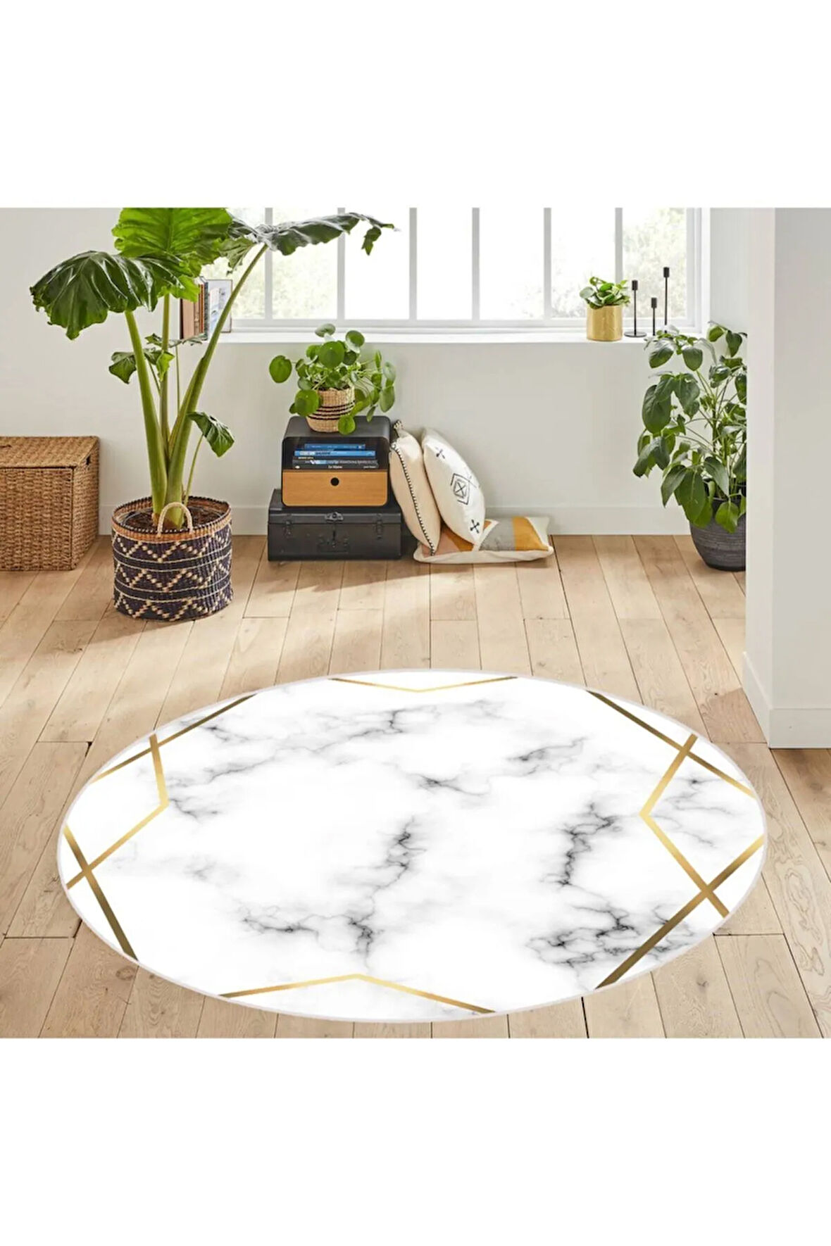 Dijital Baskı Yıkanabilir Kaymaz Taban Salon Halısı Ve Yolluk RVG7115