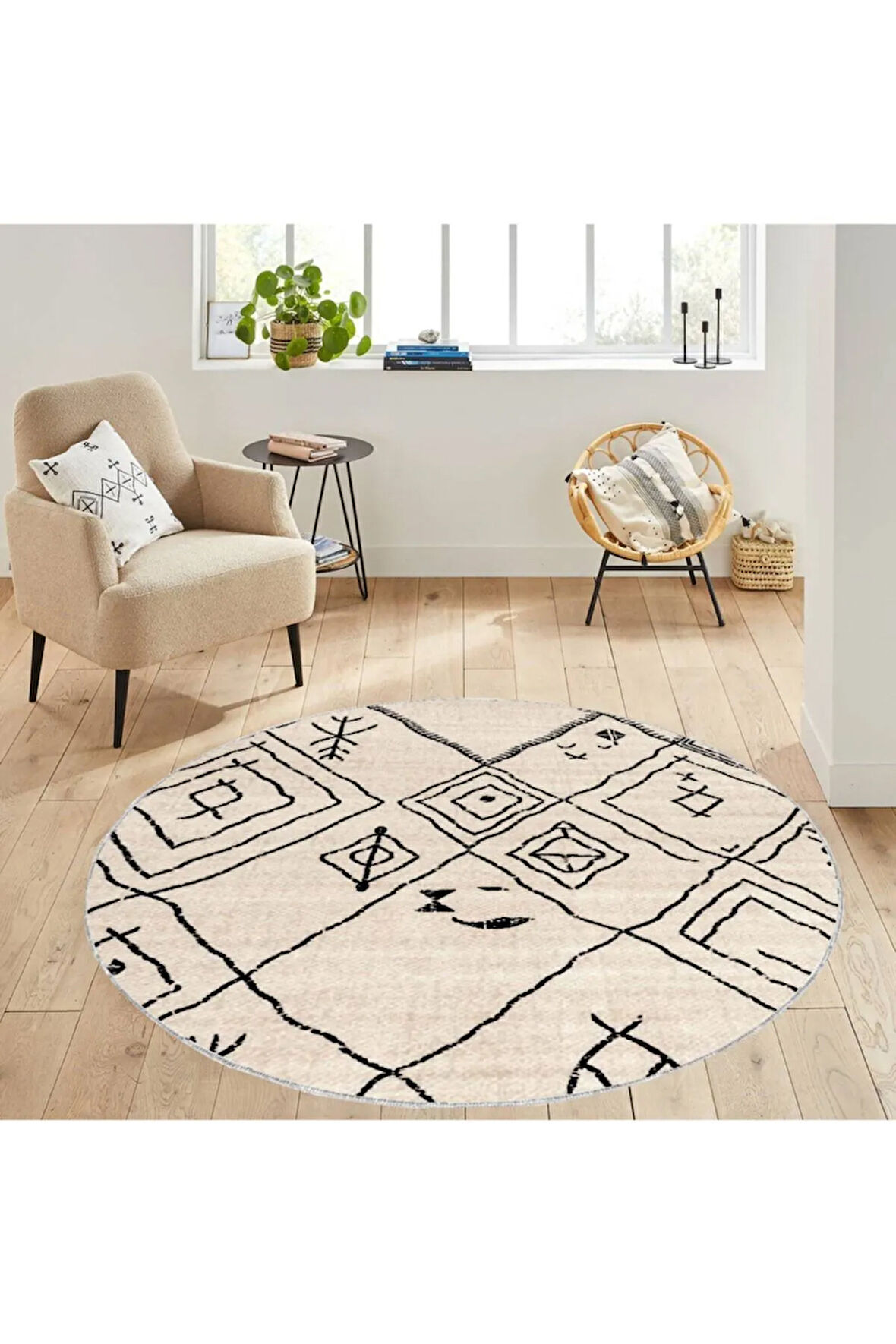 Dijital Baskı Yıkanabilir Kaymaz Taban Salon Halısı Ve Yolluk RVG7117