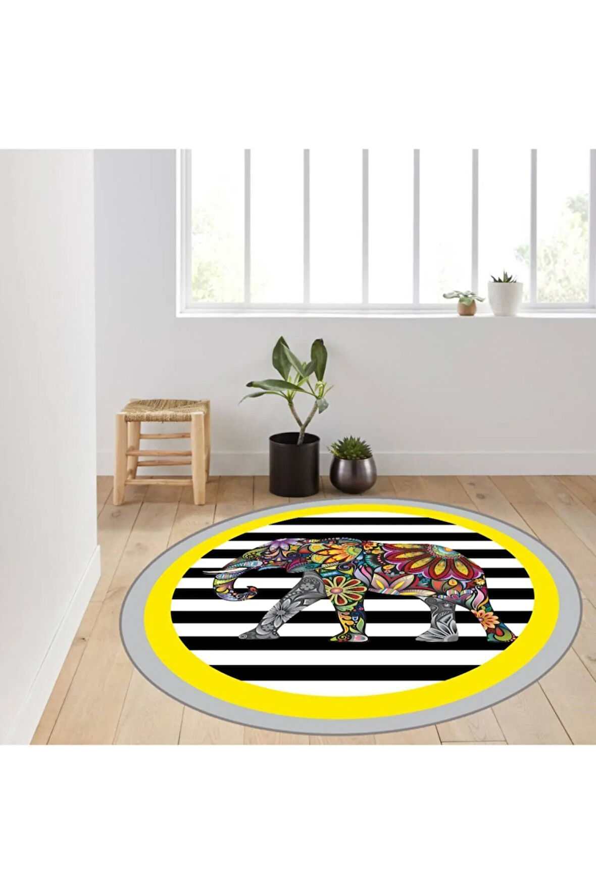 Dijital Baskı Yıkanabilir Kaymaz Taban Salon Halısı Ve Yolluk RVG7124