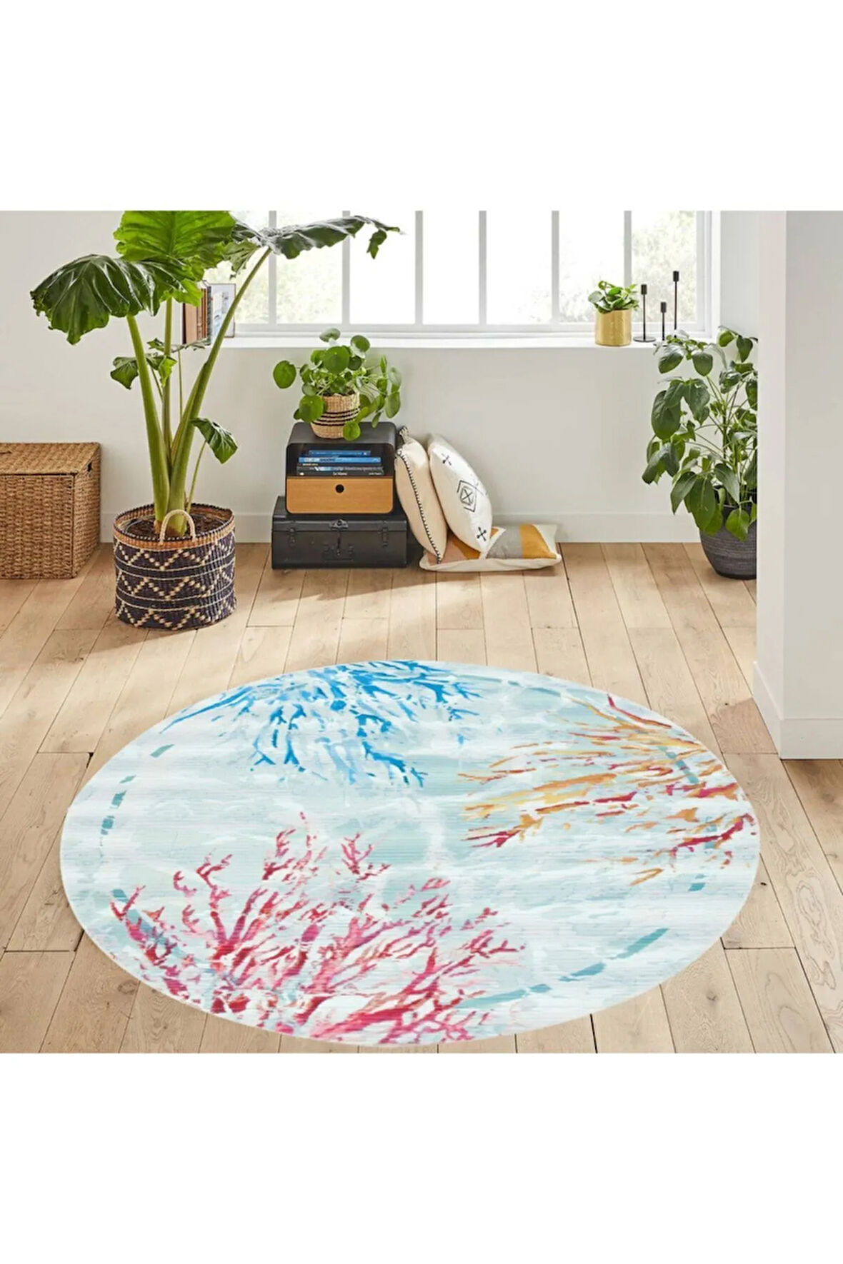 Dijital Baskı Yıkanabilir Kaymaz Taban Salon Halısı Ve Yolluk RVG7141
