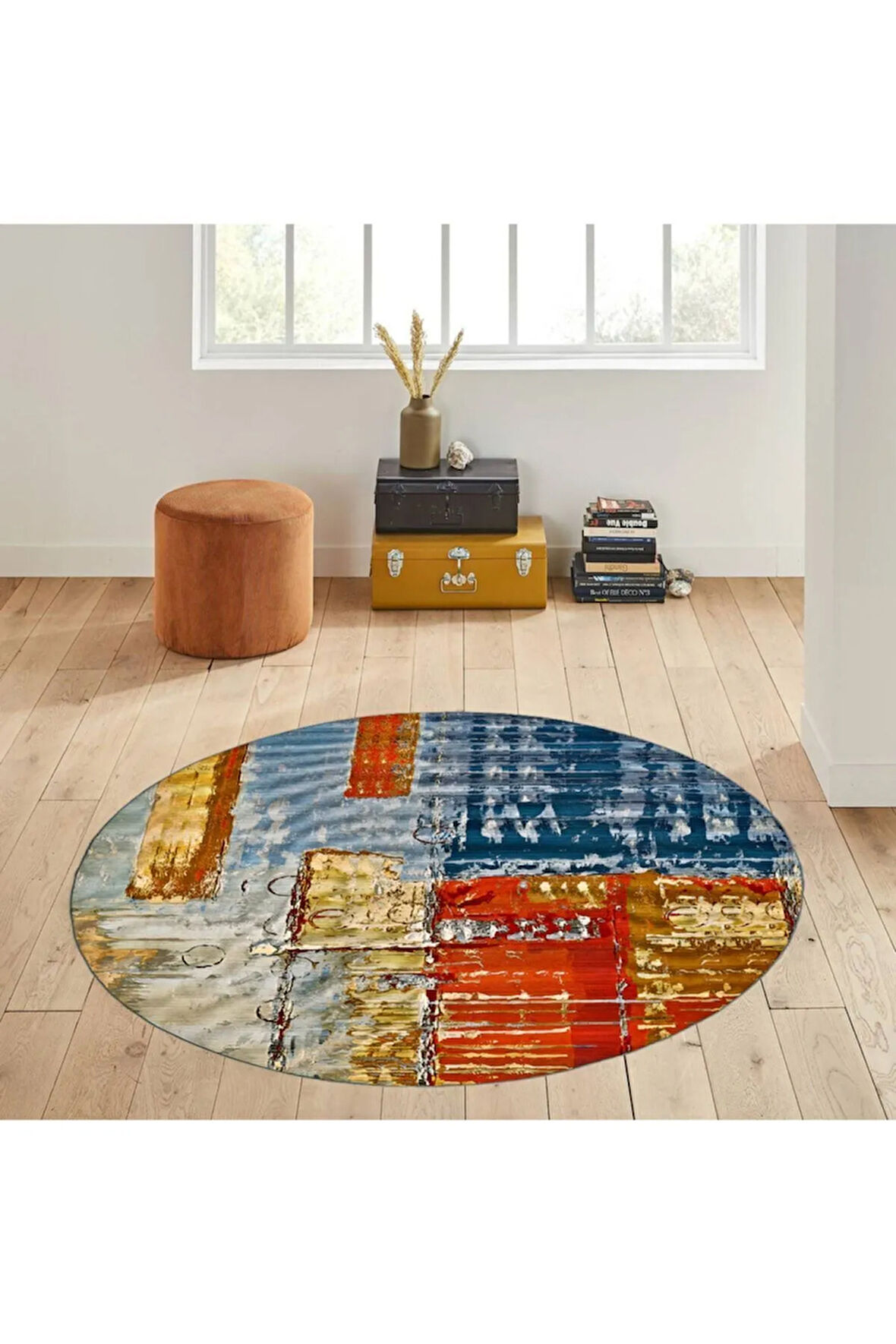 Dijital Baskı Yıkanabilir Kaymaz Taban Salon Halısı Ve Yolluk RVG7142