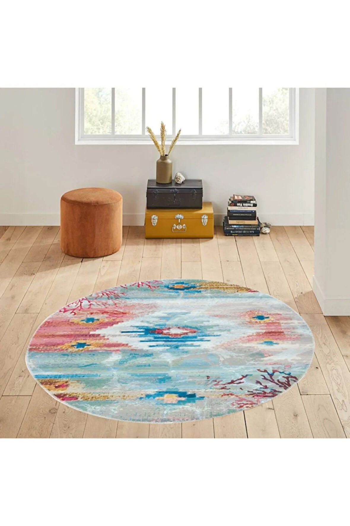 Dijital Baskı Yıkanabilir Kaymaz Taban Salon Halısı Ve Yolluk RVG7148