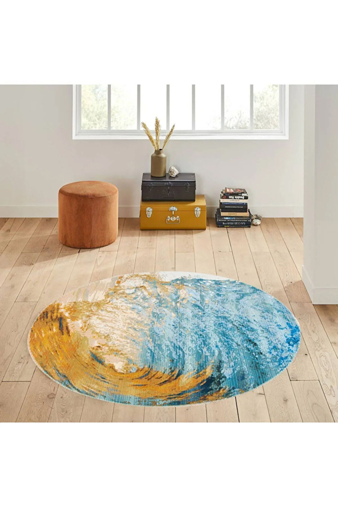 Dijital Baskı Yıkanabilir Kaymaz Taban Salon Halısı Ve Yolluk RVG7149