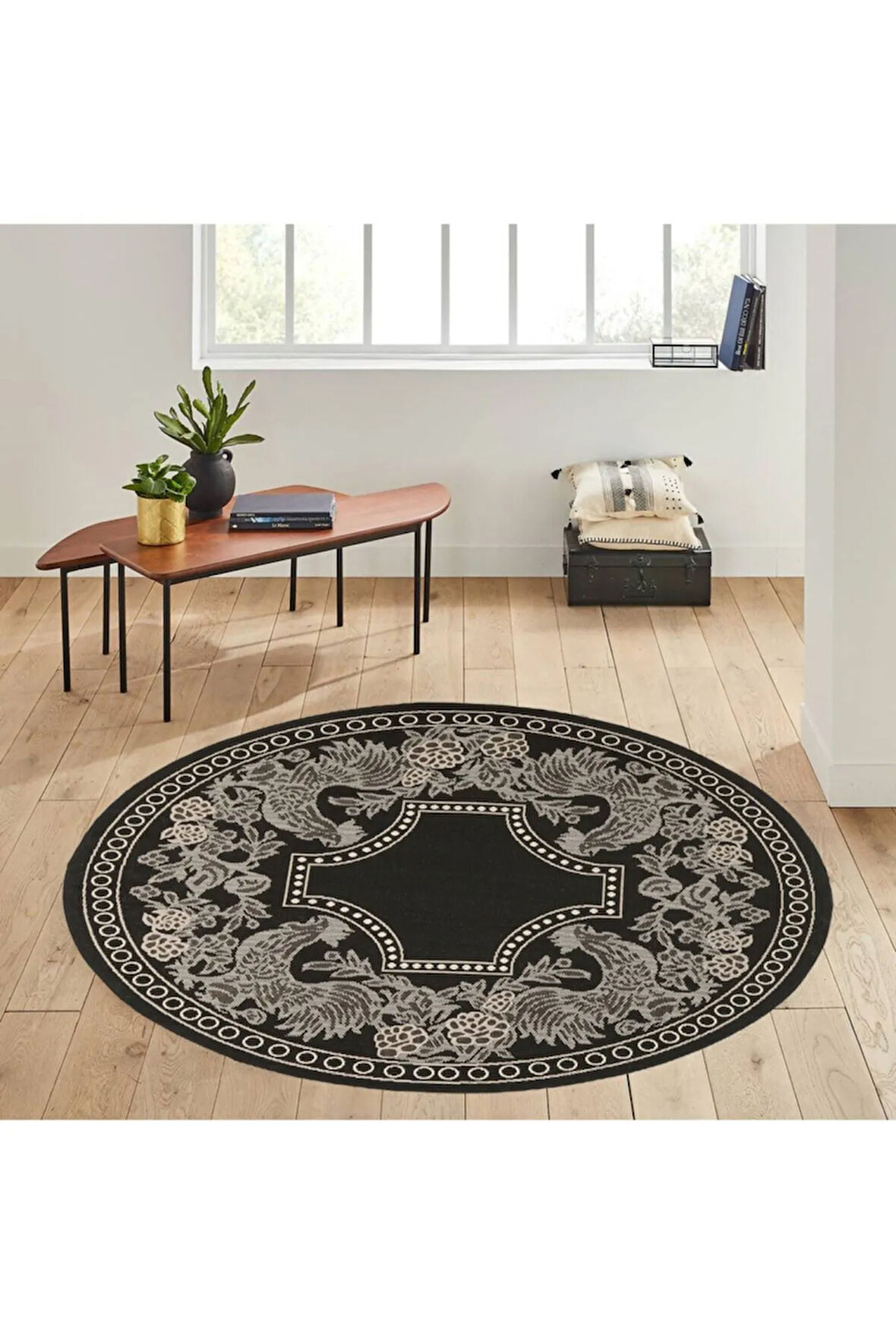 Dijital Baskı Yıkanabilir Kaymaz Taban Salon Halısı Ve Yolluk RVG7157