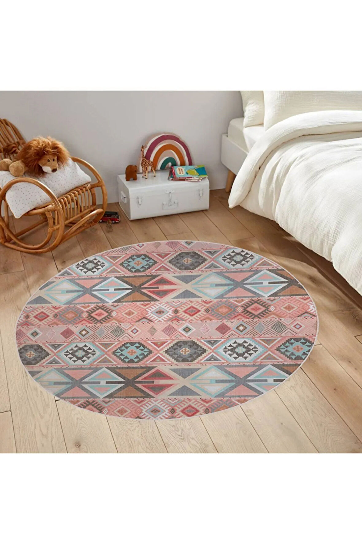 Dijital Baskı Yıkanabilir Kaymaz Taban Salon Halısı Ve Yolluk RVG7159